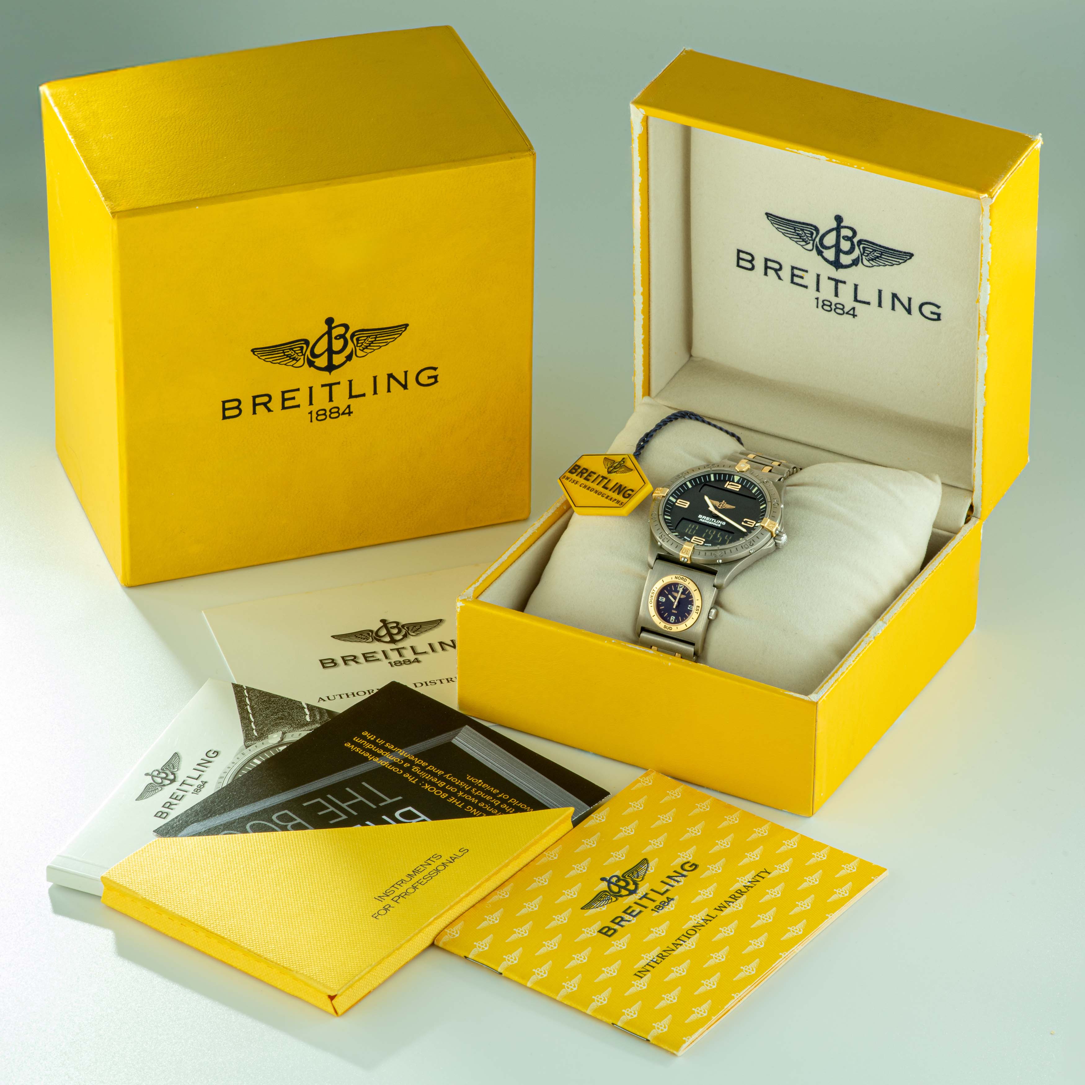 1990's Breitling Aerospace NOS Ref. F56062 (Full Set)