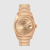 1973 Rolex Day Date Pink on Pink Rivited Gay Fréres Oyster Bracelet Ref. 1803