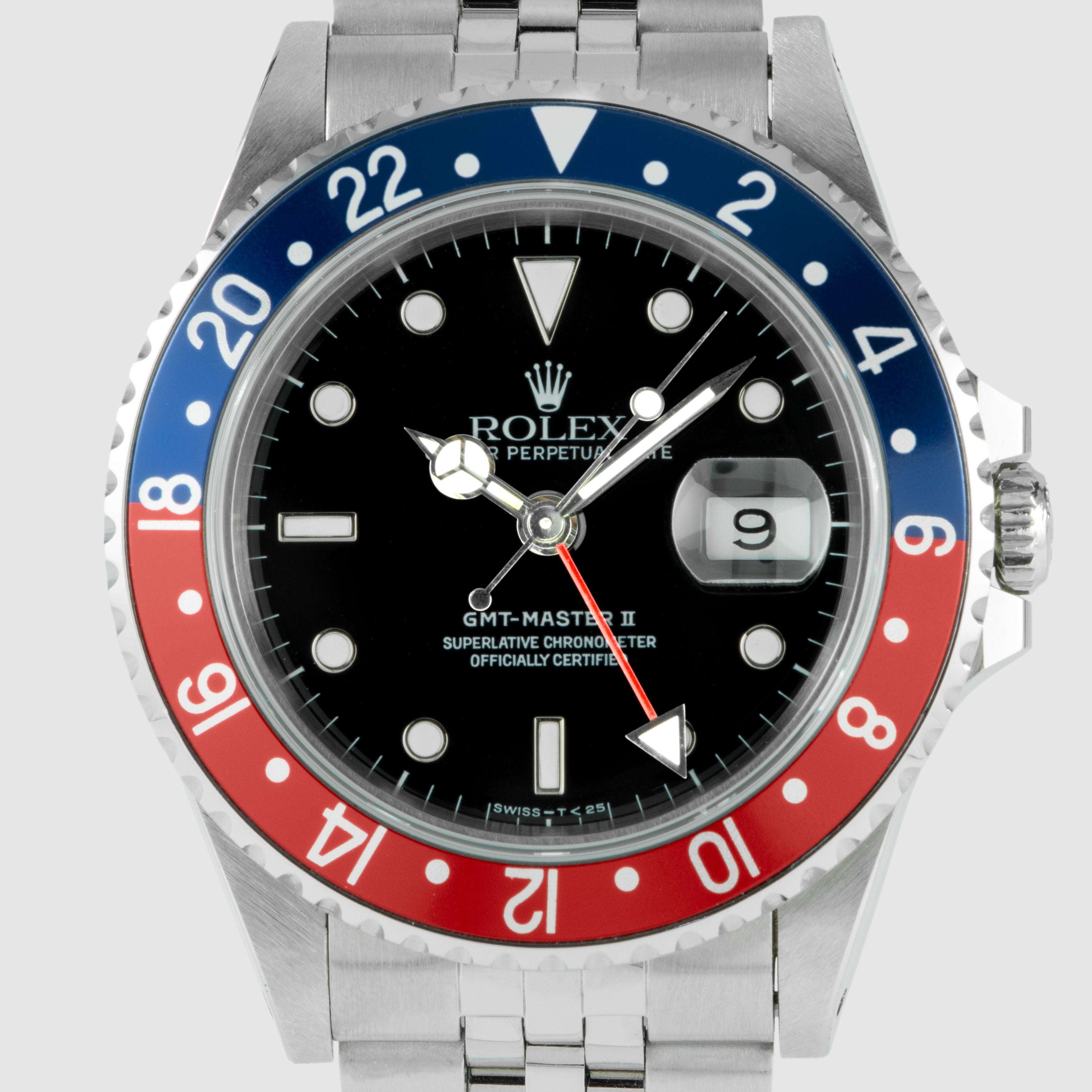 1989 Rolex GMT Master II Ref. 16710 (Full Set)