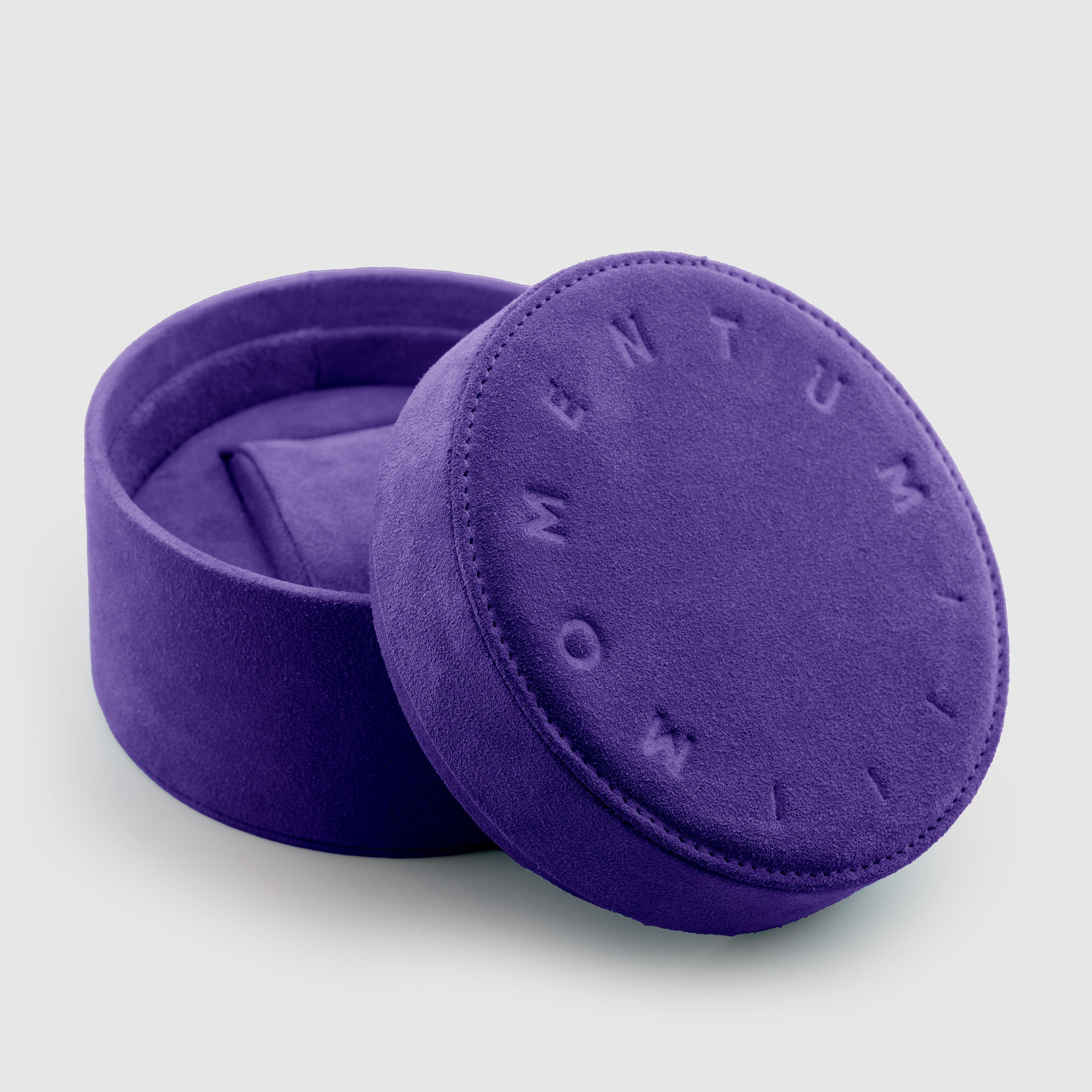 Momentum Suede Watch Box - Purple