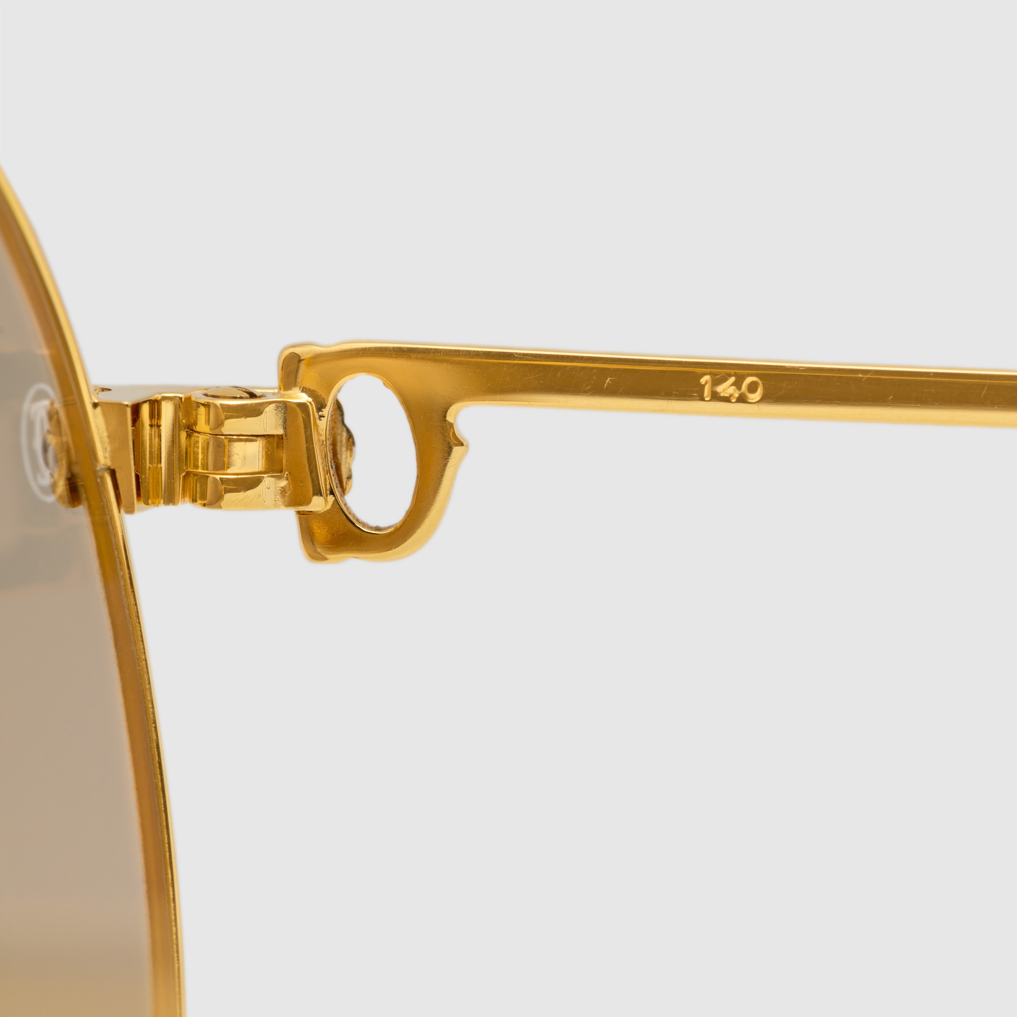 Vintage Cartier Round Sunglass Circa 1980's