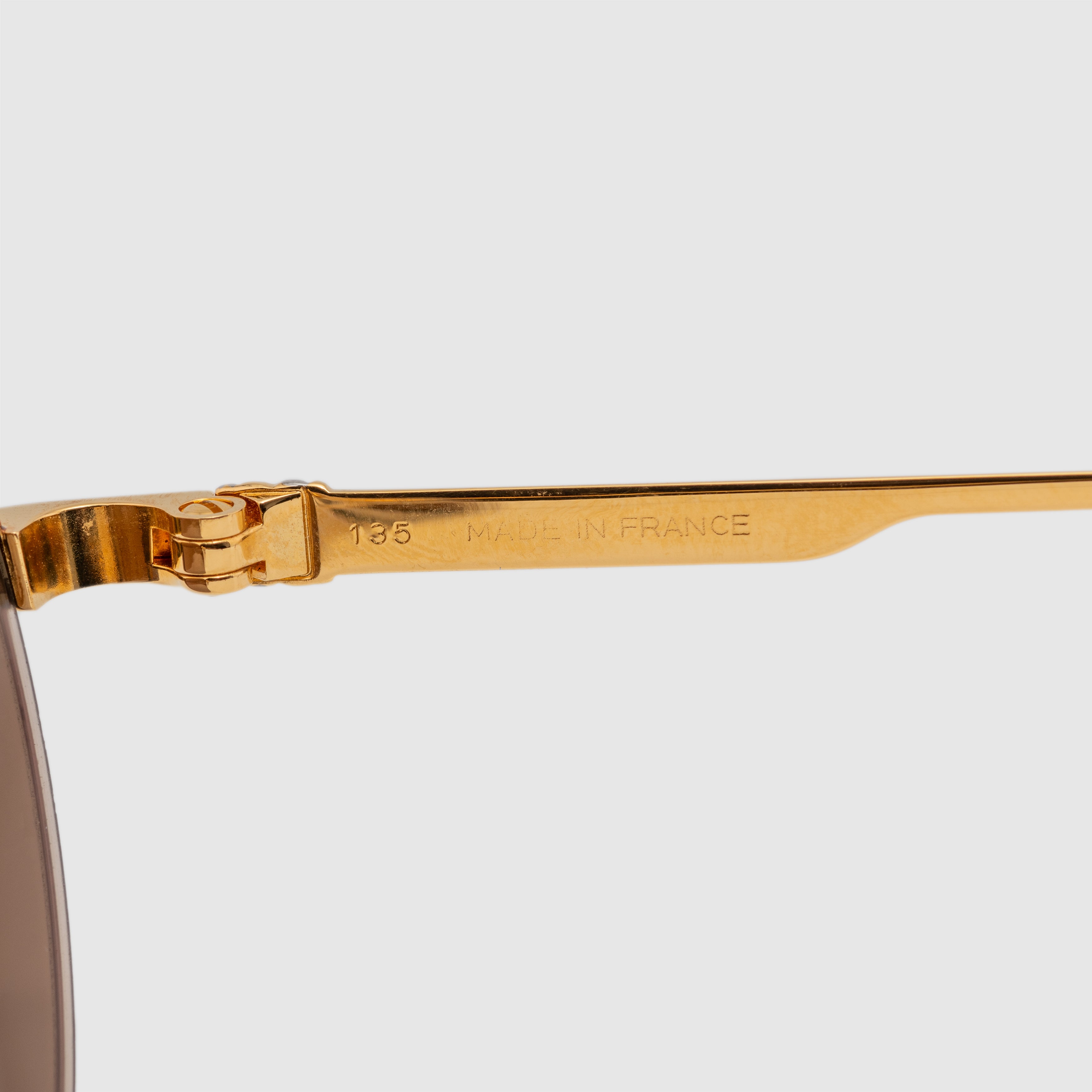 Vintage Cartier Mayfair Semi-Rimless Sunglass circa 1990's