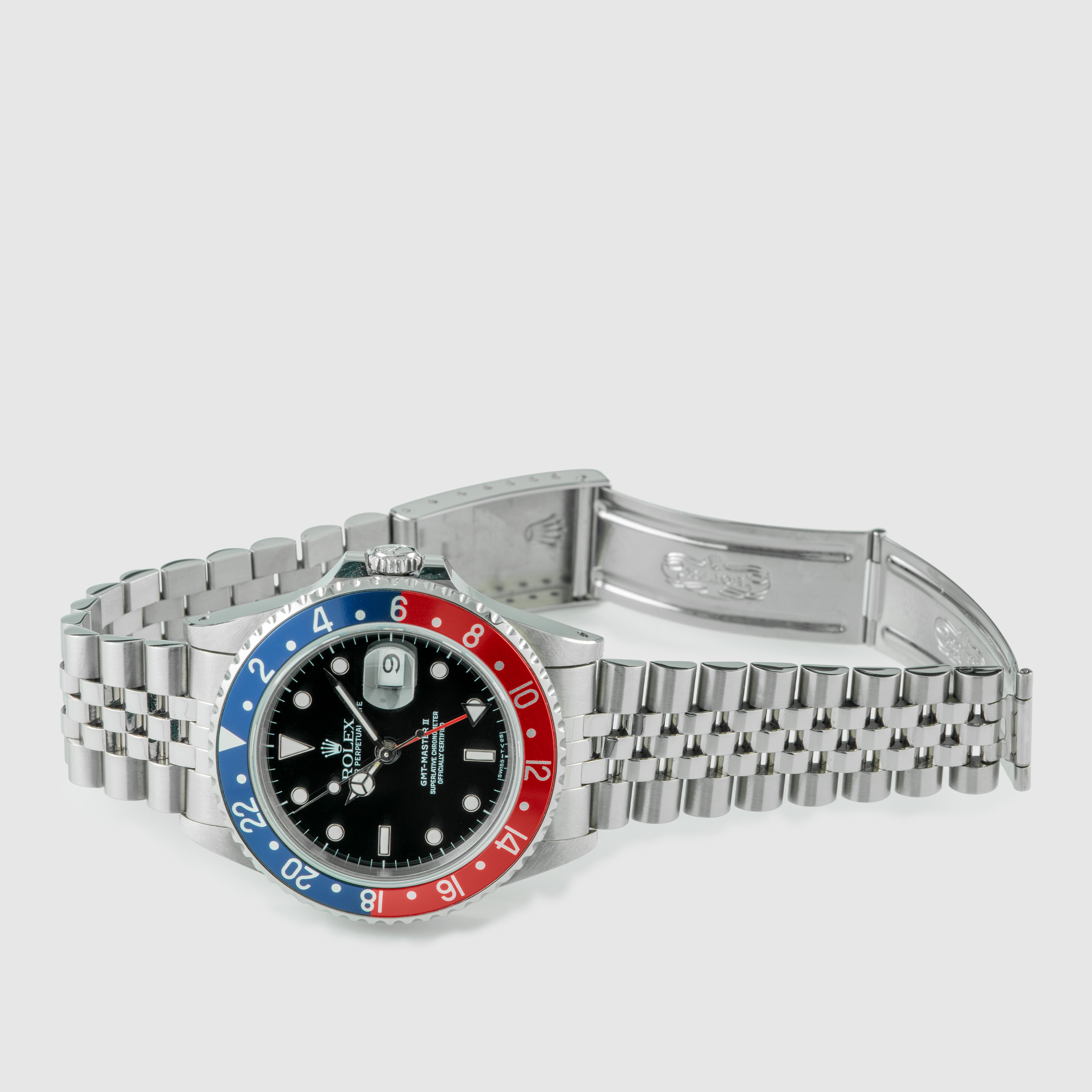 1989 Rolex GMT Master II Ref. 16710 (Full Set)