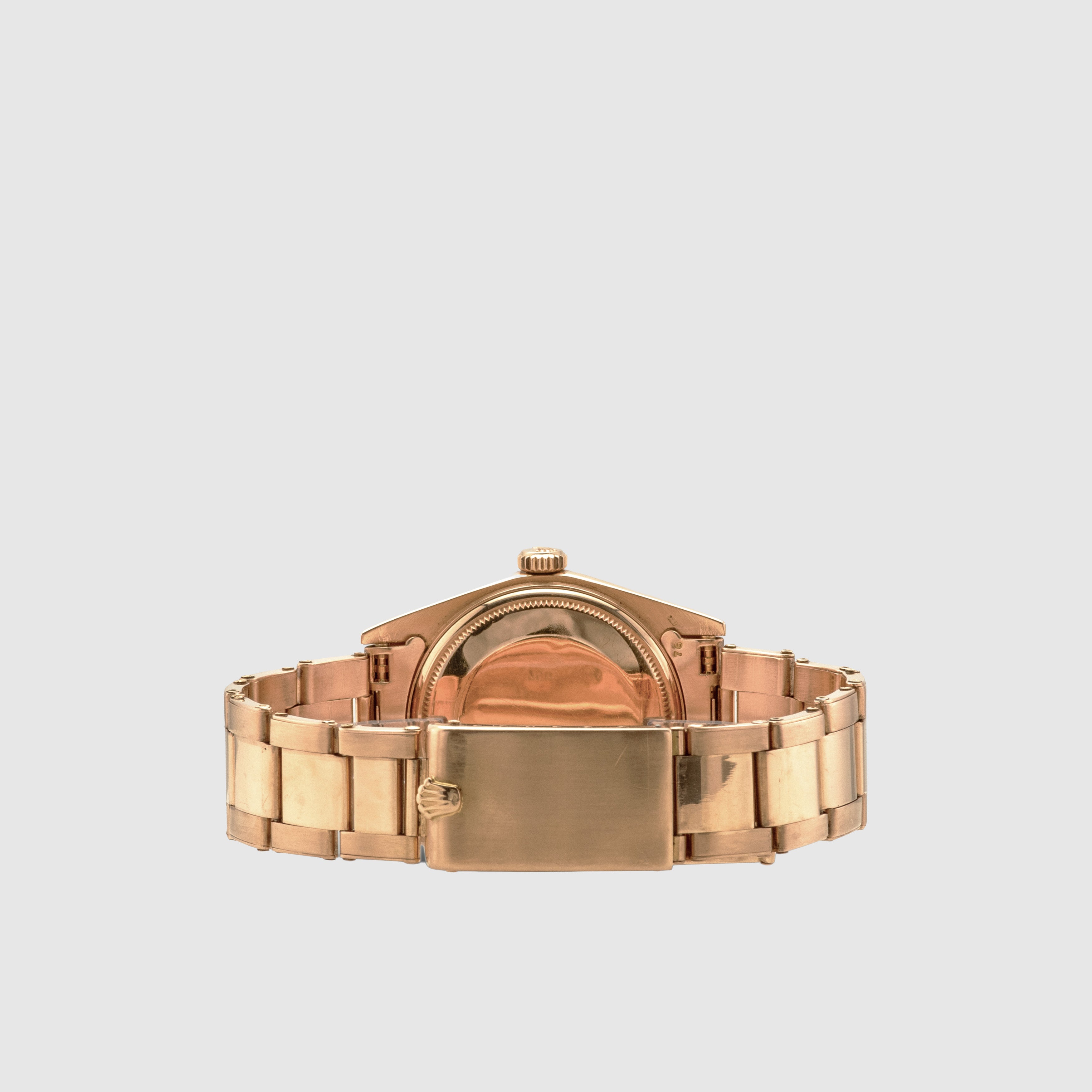 1973 Rolex Day Date Pink on Pink Rivited Gay Fréres Oyster Bracelet Ref. 1803