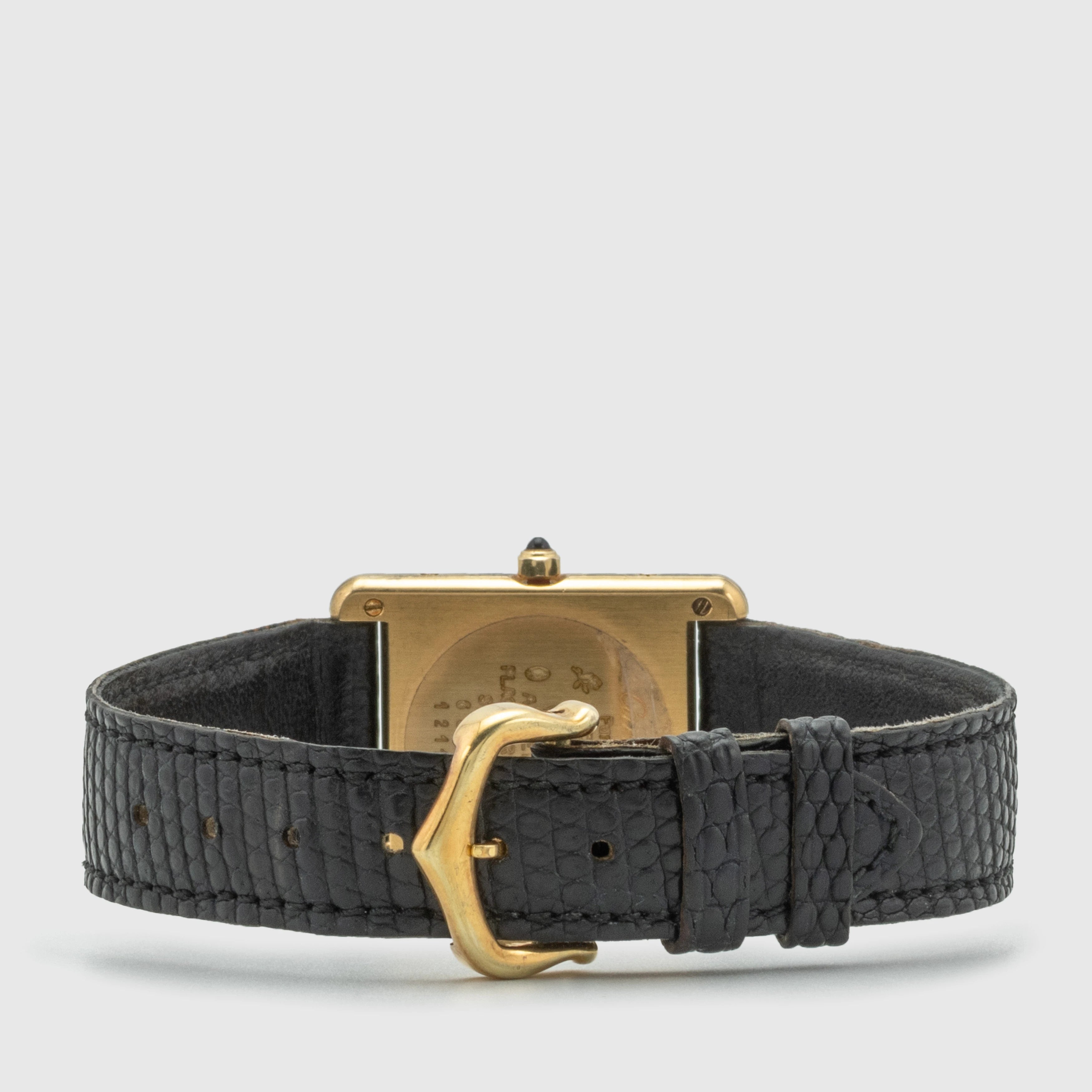 1980's Cartier Must De Cartier Tank 'Slate Dial' Ref. 681006