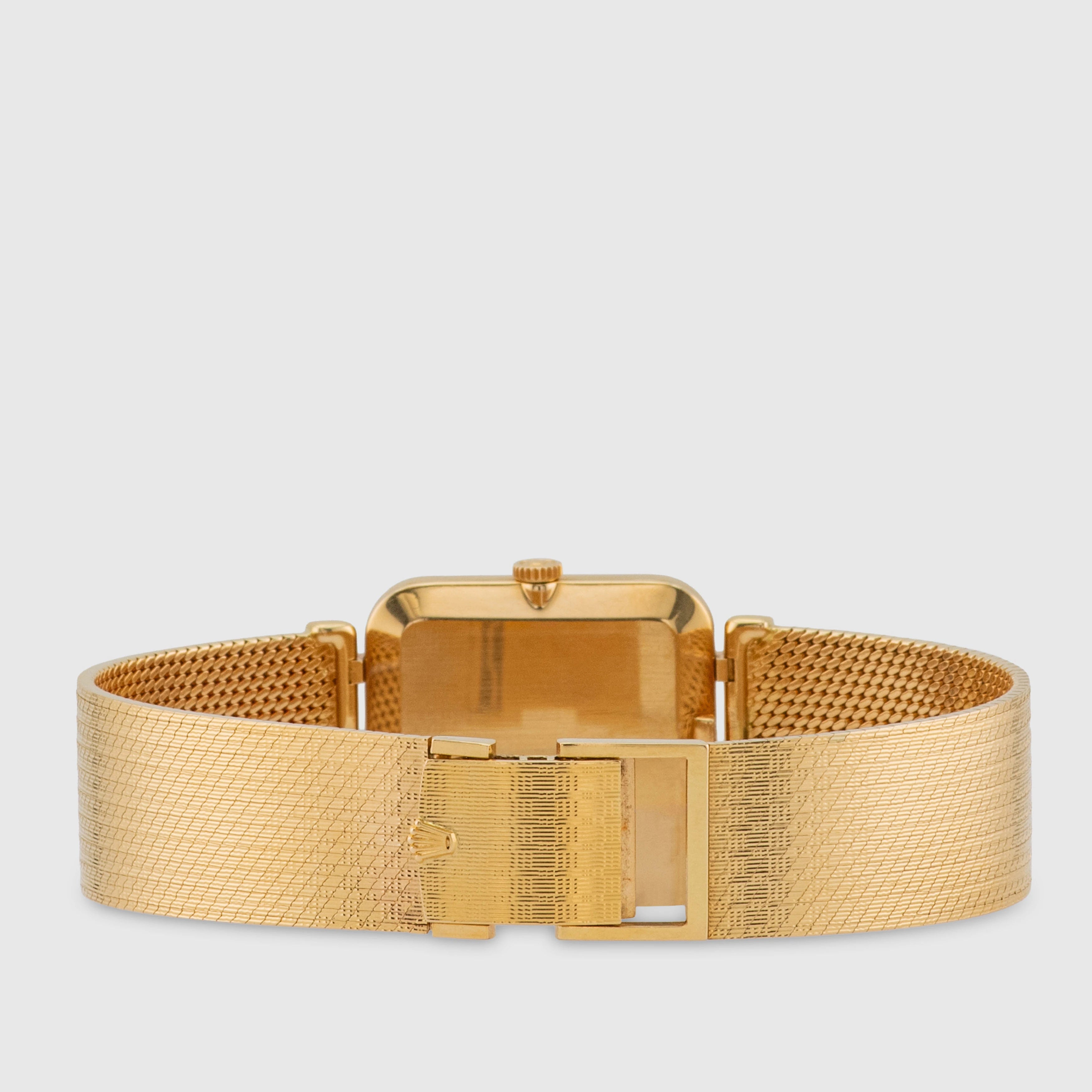 1981 Rolex Cellini Guilloche pattern champagne dial with special bracelet Ref. 4079