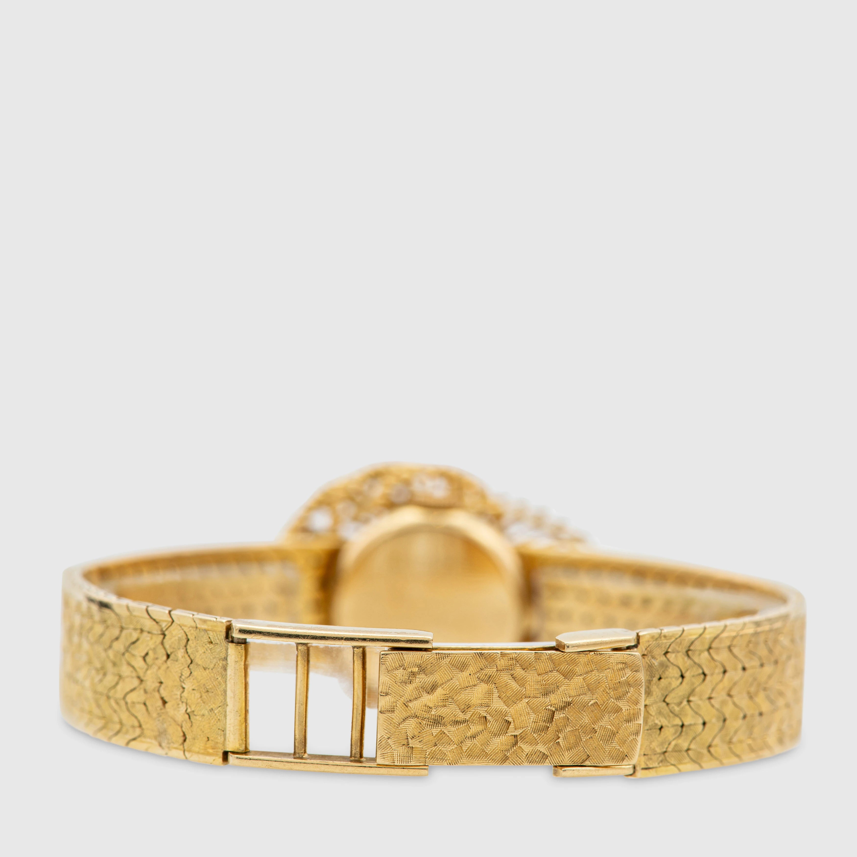 1970's Rolex Precision Ladies Cocktail 18k YG with diamonds