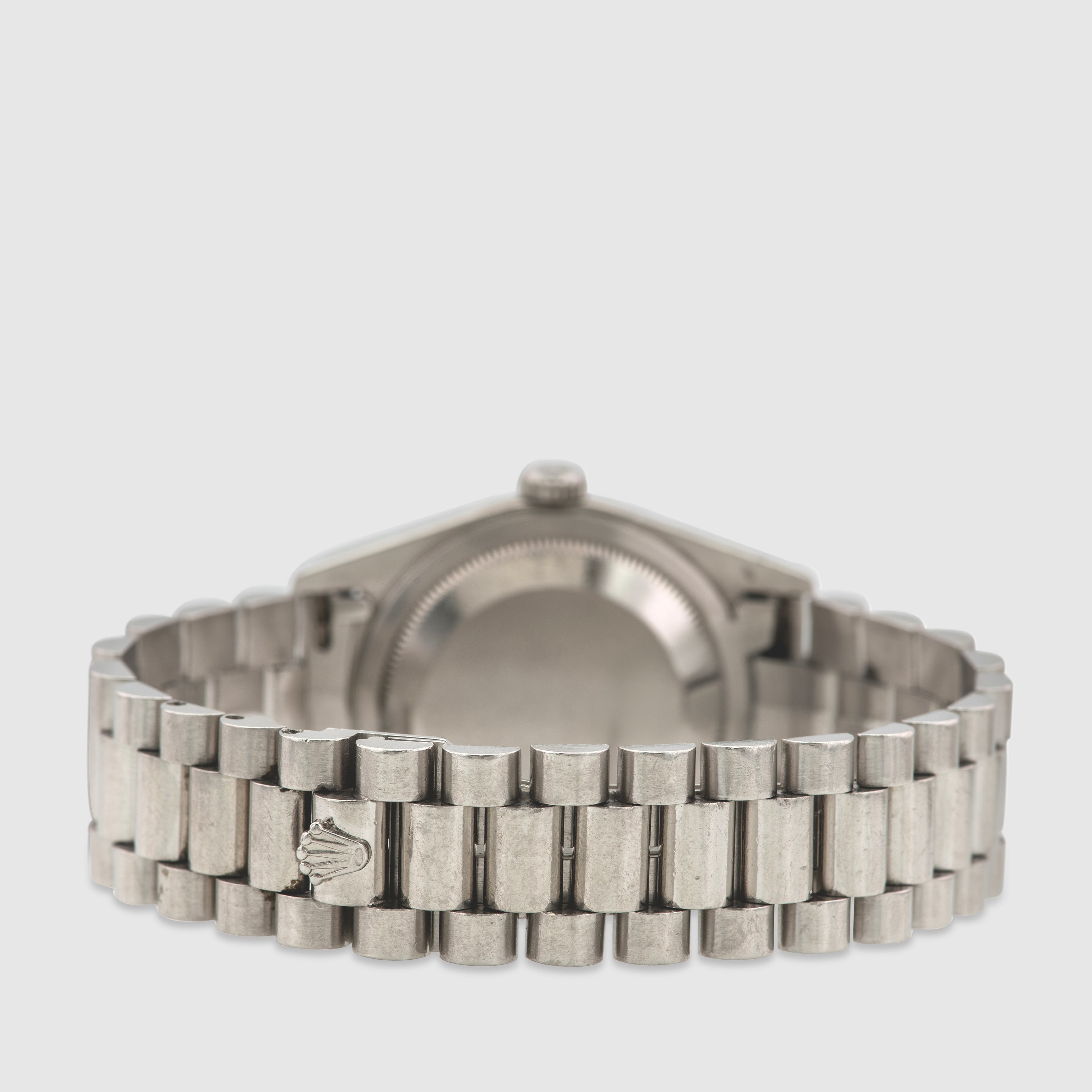 1991 Rolex Day Date Platinum Lilac Stella Diamond Dial Ref. 18206 (with Papers)