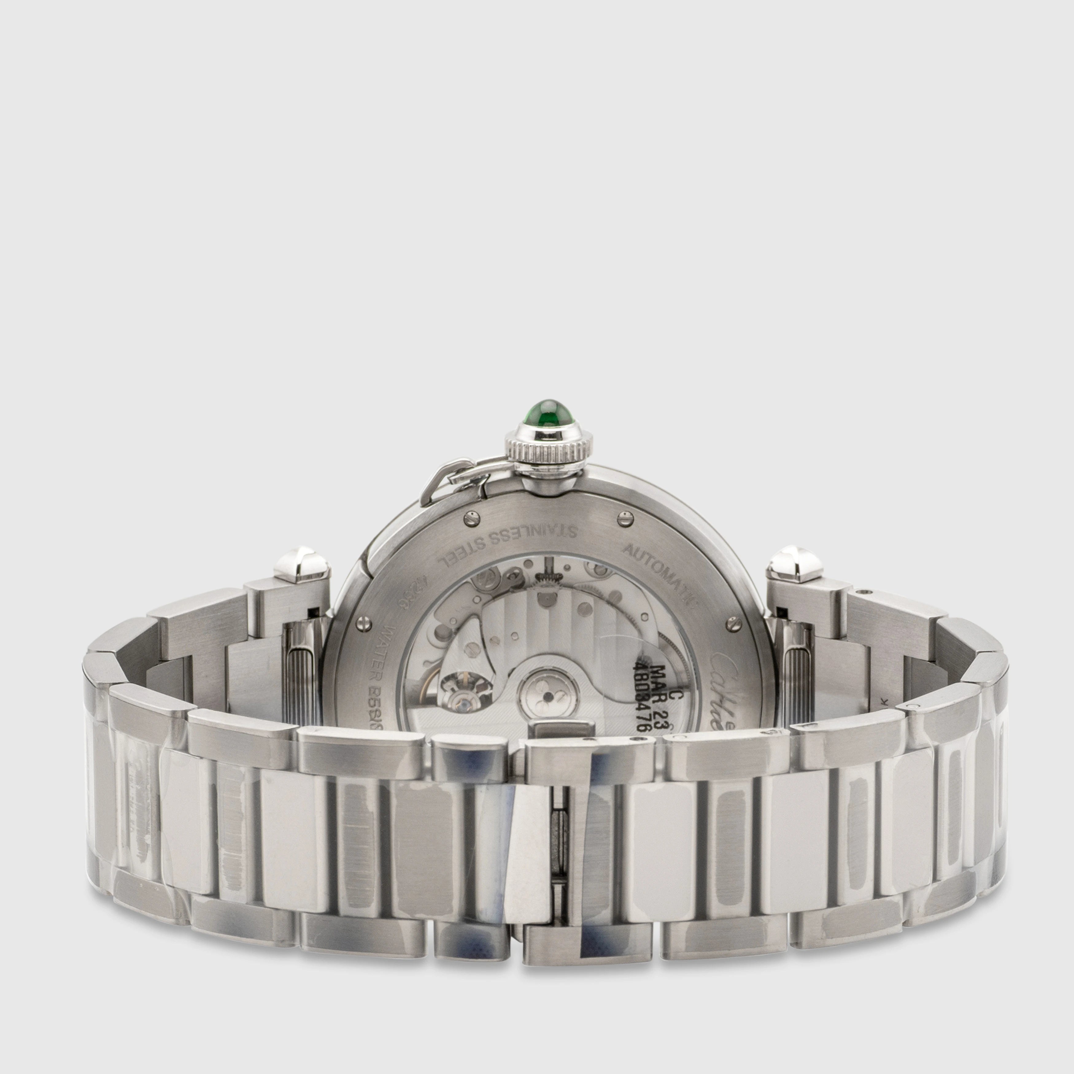 2021 Cartier Pasha Green Arabic Hindi Dial 'NEW' Ref. WSPA0022 (Full Set)