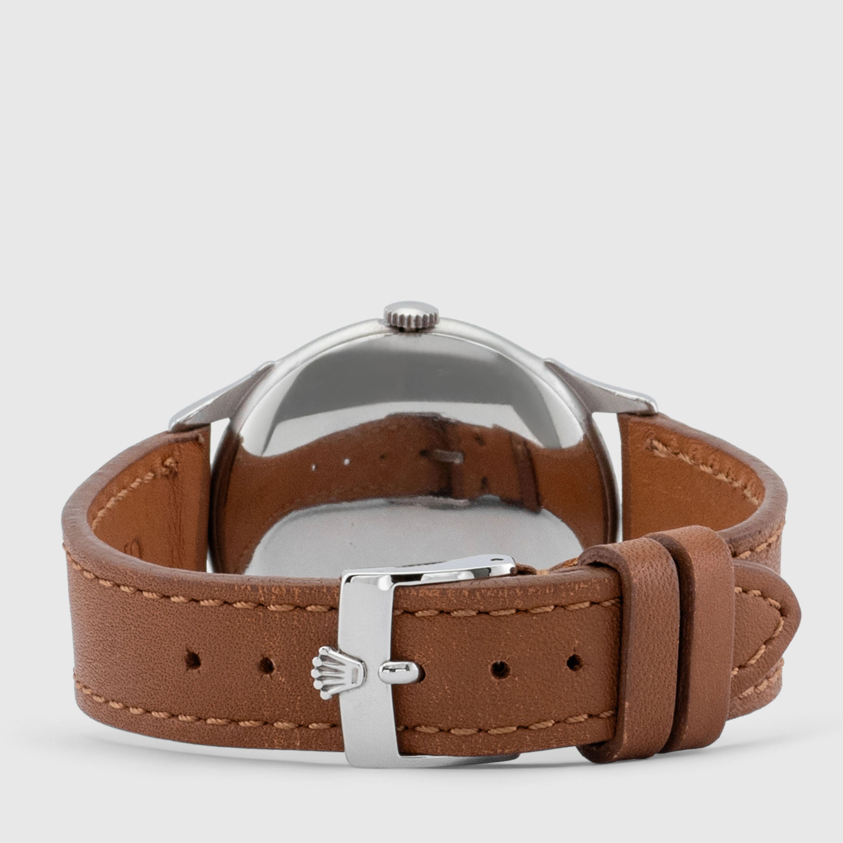 1954 Rolex Precision Stainless Steel Curved Extended Lugs Ref. 4498