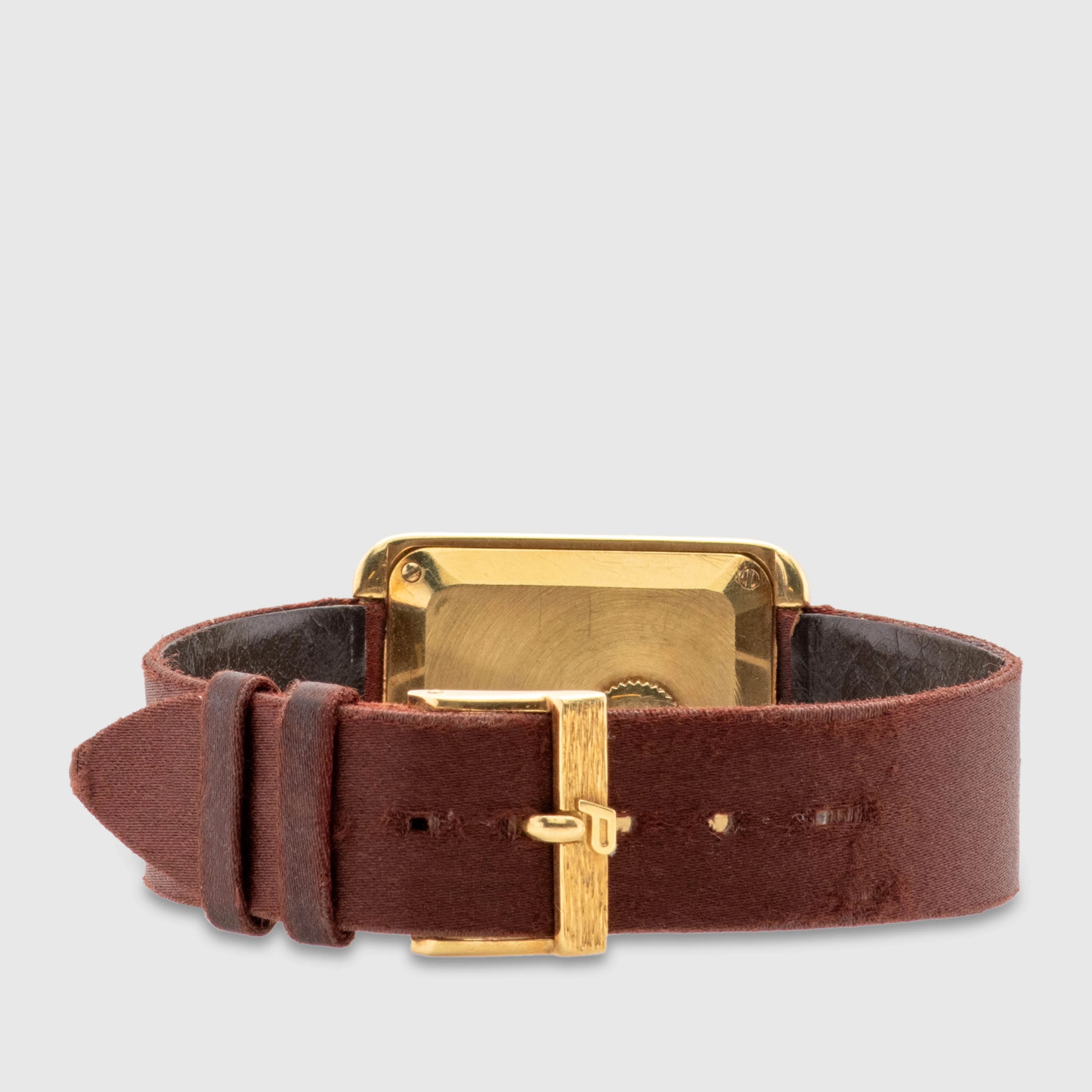 1970's Piaget Protocole Burgundy Dial Yellow Gold Ref. 74121 (with Special Box)