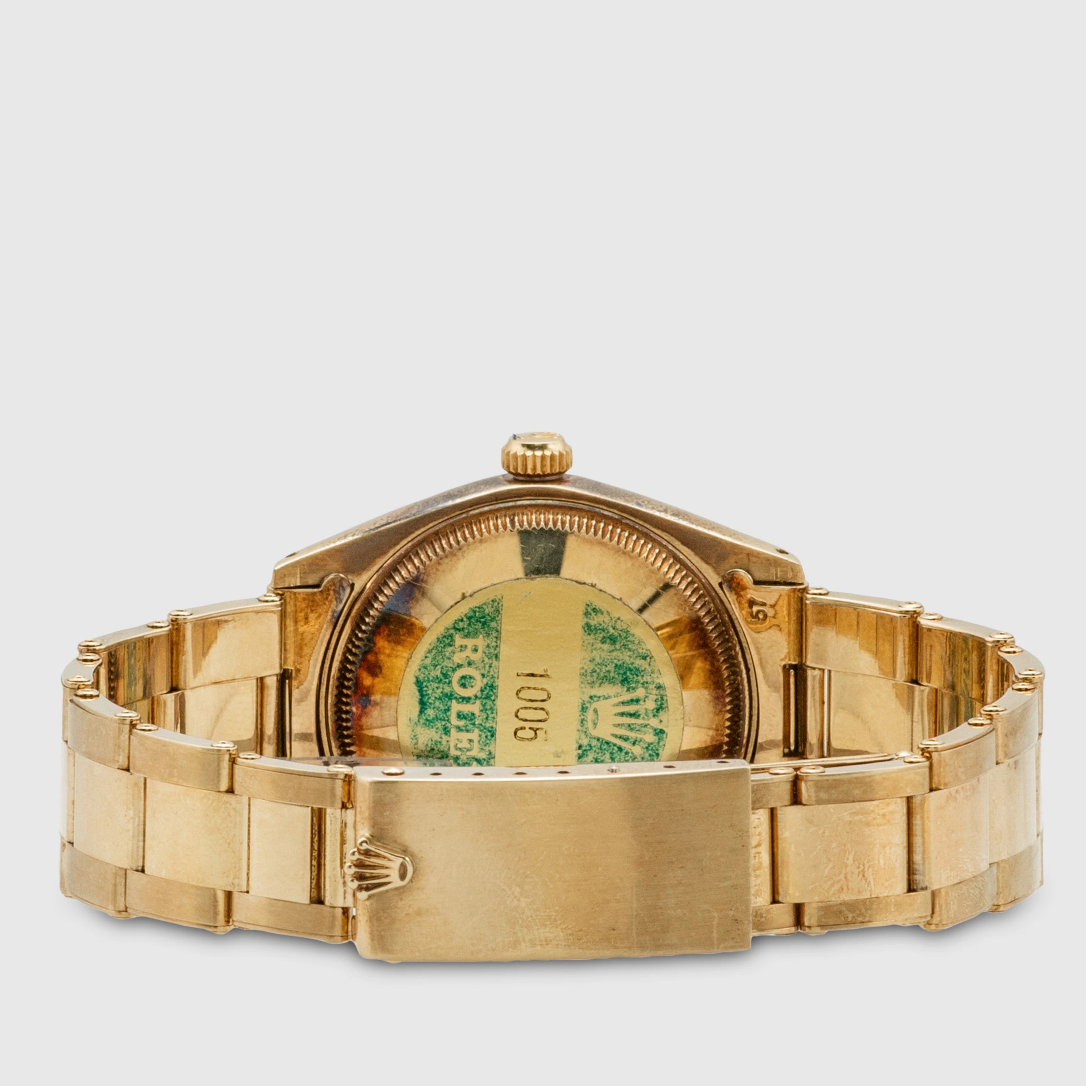 1976 Rolex Oyster Perpetual 18k Yellow Gold 'NOS' Ref. 1005