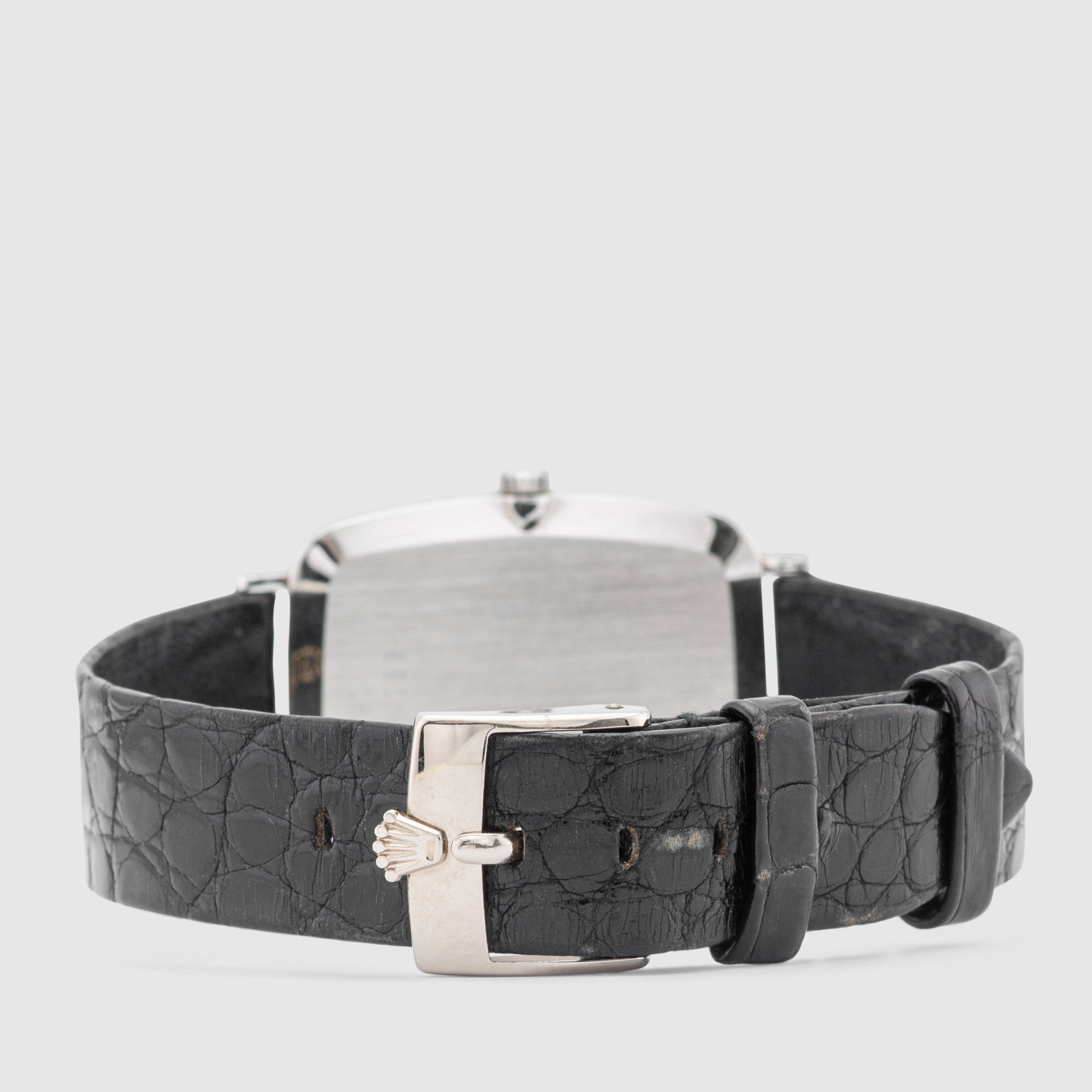 1981 Rolex Cellini Blue Vignette Dial White Gold Ref. 4087/9 (with Papers)