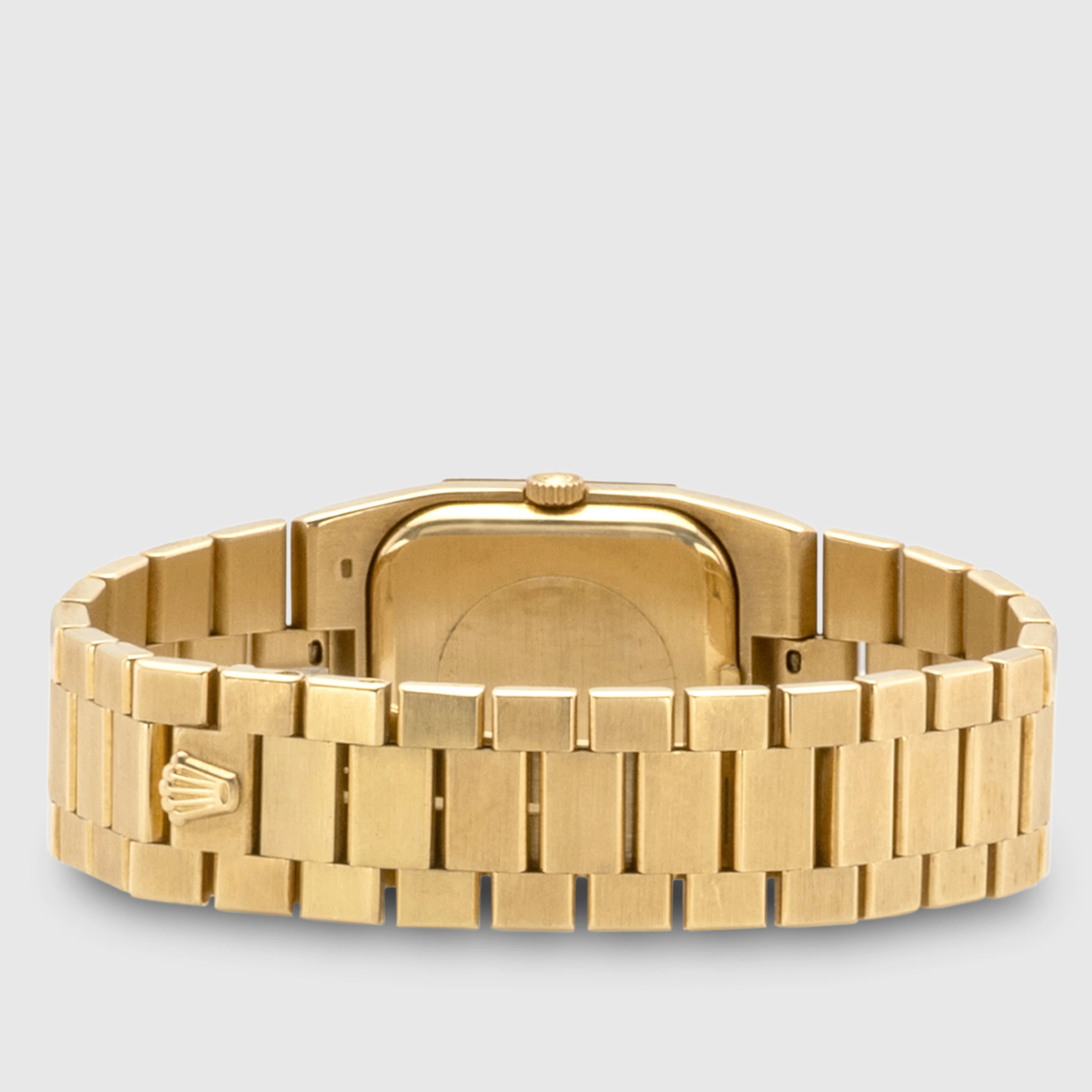 1976 Rolex Cellini 18k Yellow Gold Silver Dial Ref. 4350