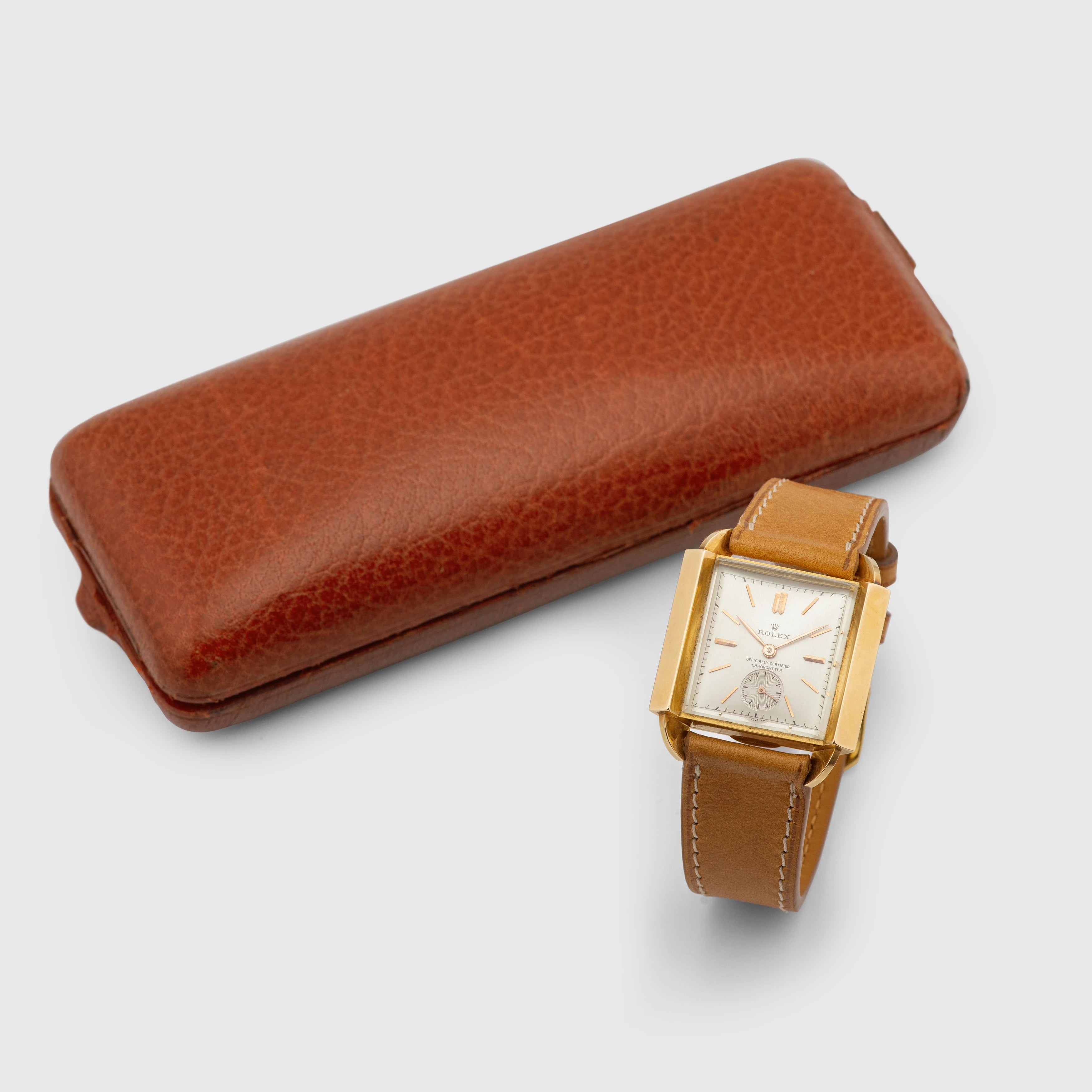 1947 Rolex 'Skater' 18K Ref. 4731 (with Period Rolex box)