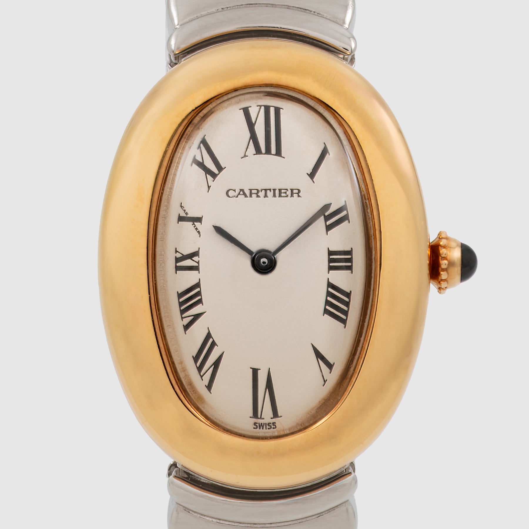 1980's Cartier Ladies Baignoire St/G Ref. 8057