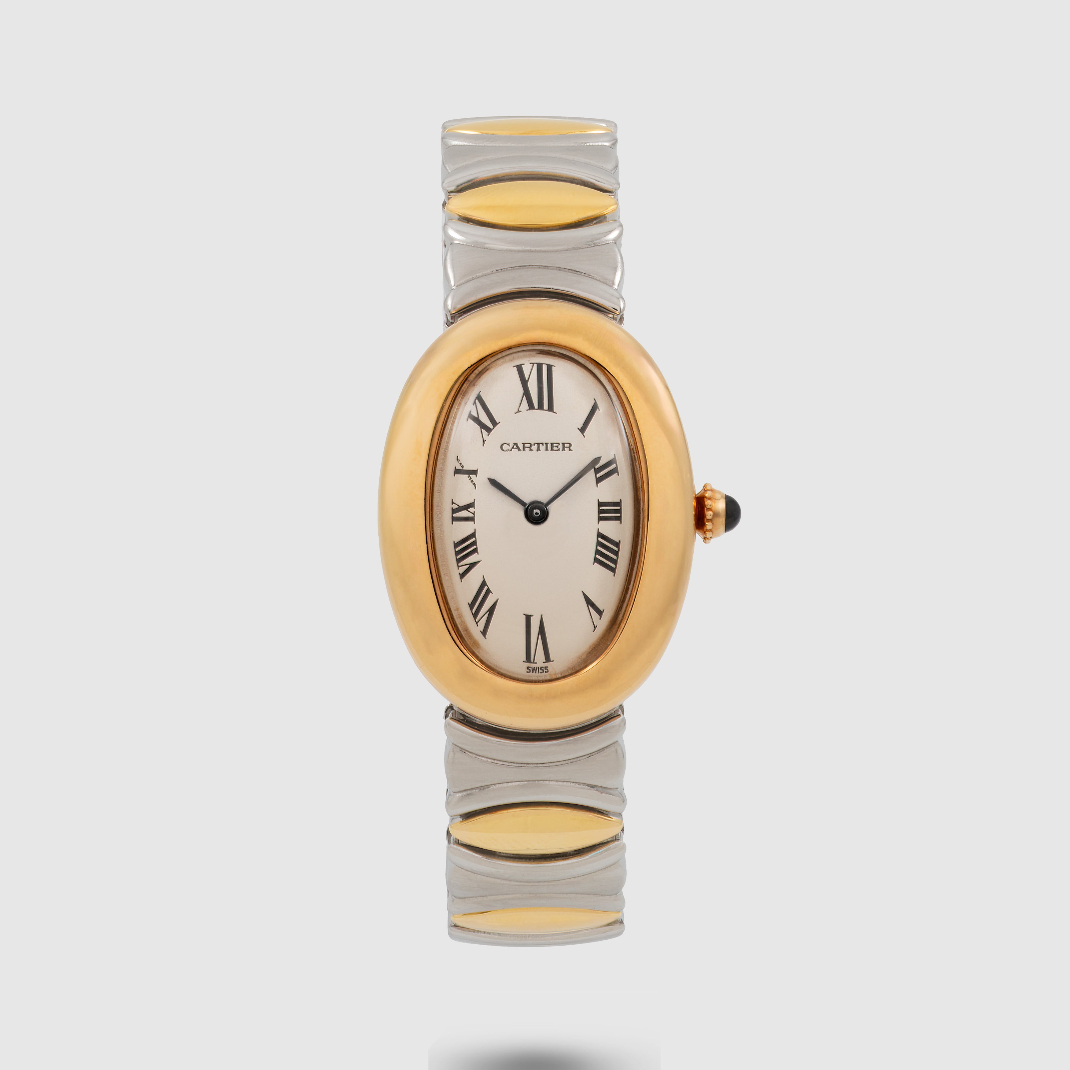 1980's Cartier Ladies Baignoire St/G Ref. 8057