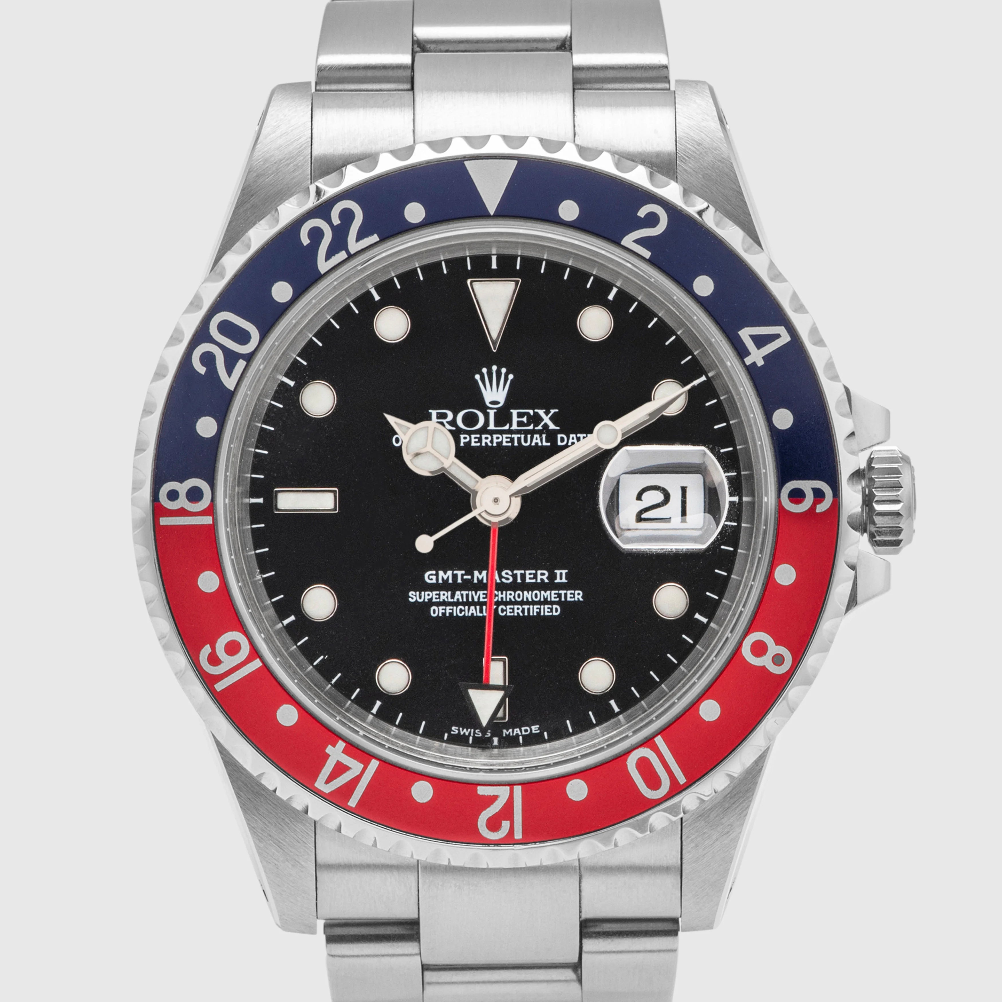 2003 Rolex GMT Master II Pepsi Ref. 16710 (with Papers)