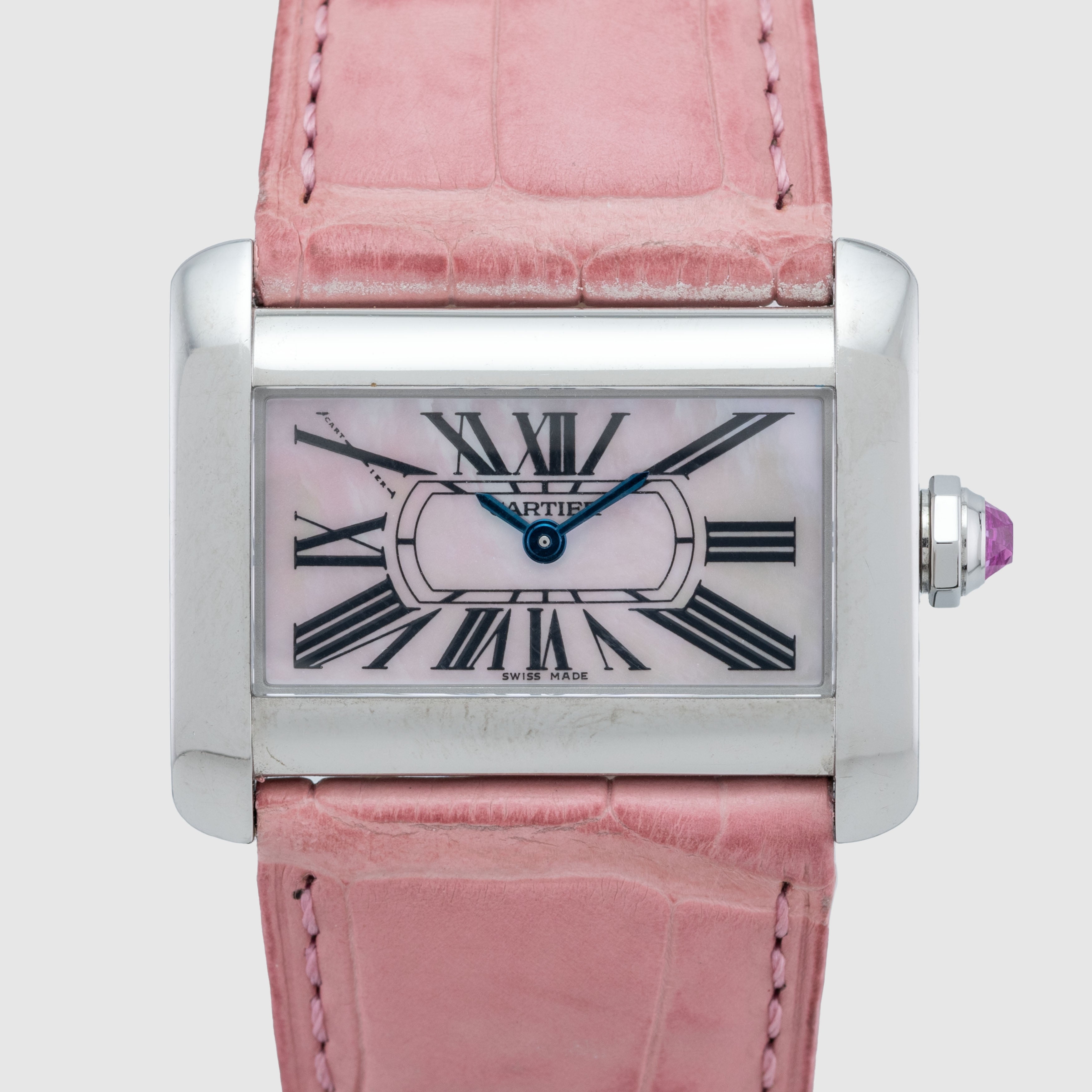 1990's Cartier Tank Divan Mother of Pearl Ref. 2599