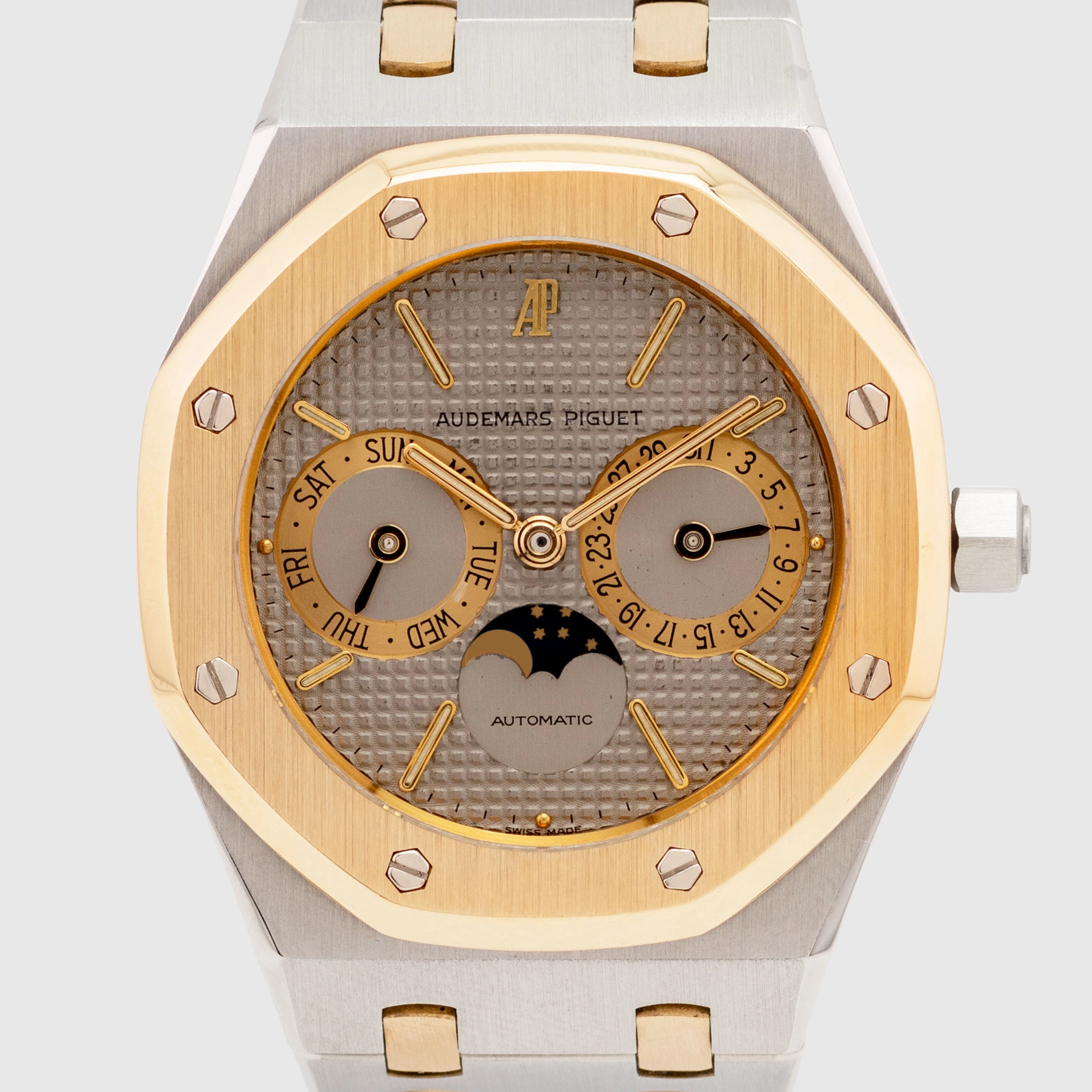 1990's Audemars Piguet Royal Oak St/G Day Date Moonphase Ref. 25594SA