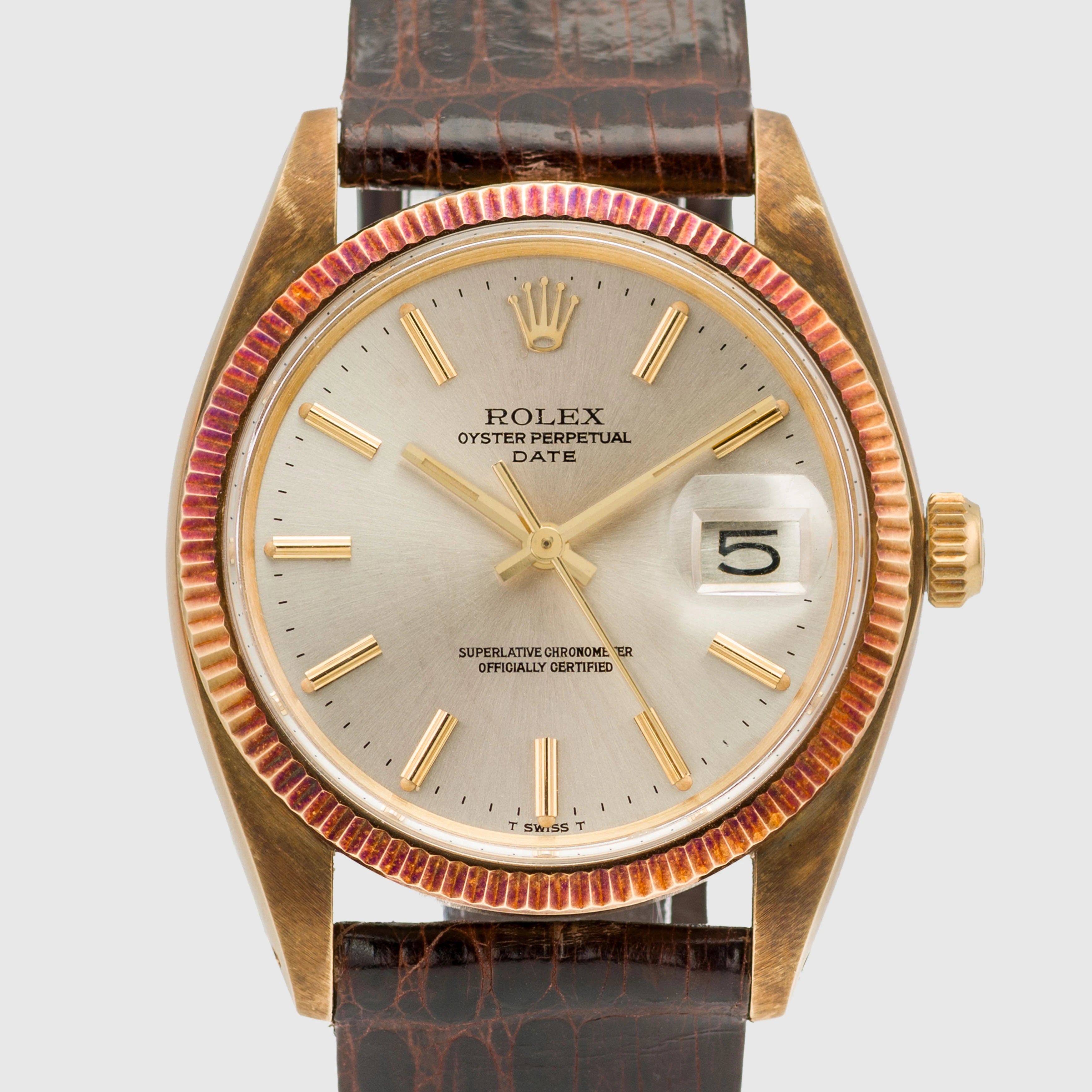1979 Rolex Oyster Perpetual Date 14k Yellow Gold 'like new' Ref. 1503