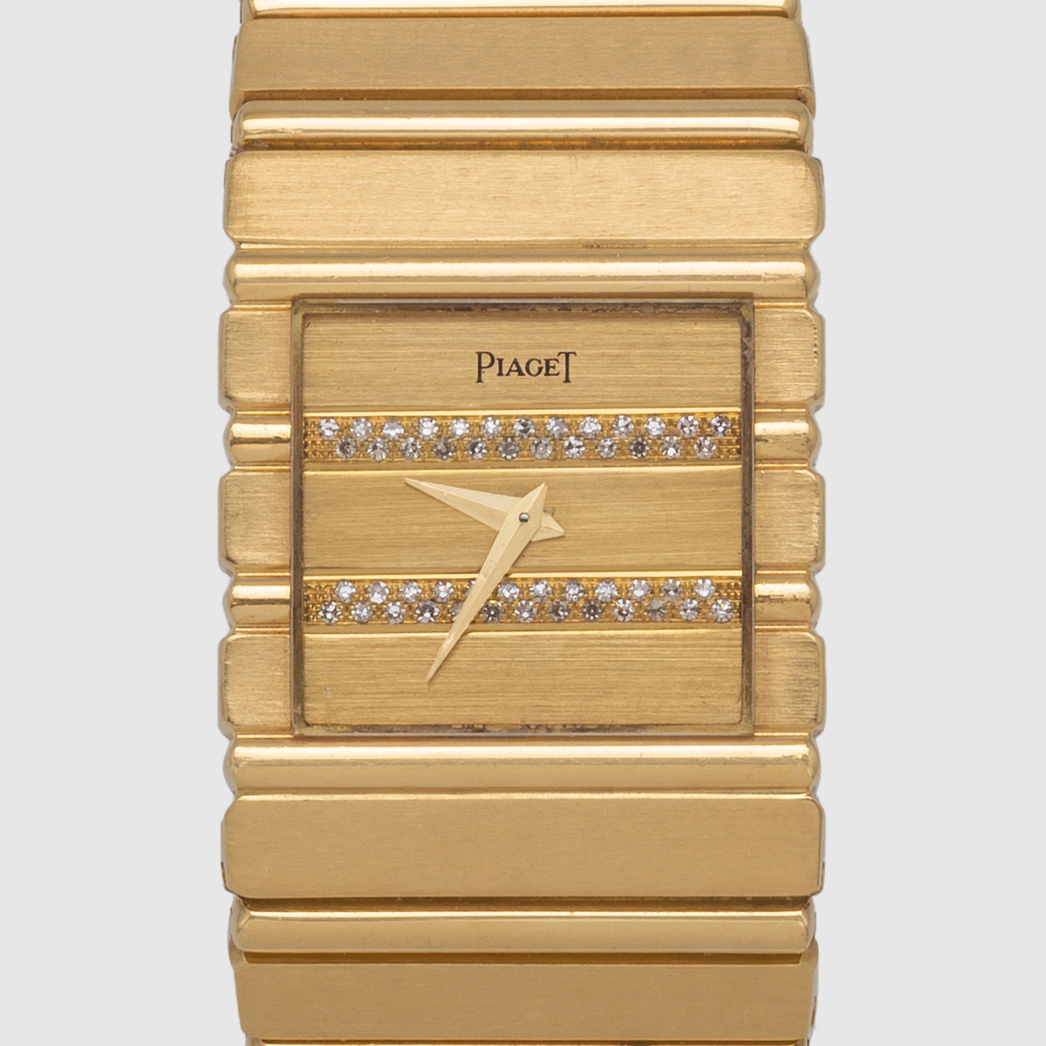 1980's Piaget Polo 18k Diamond Bridge Dial Ref. 7131 c701