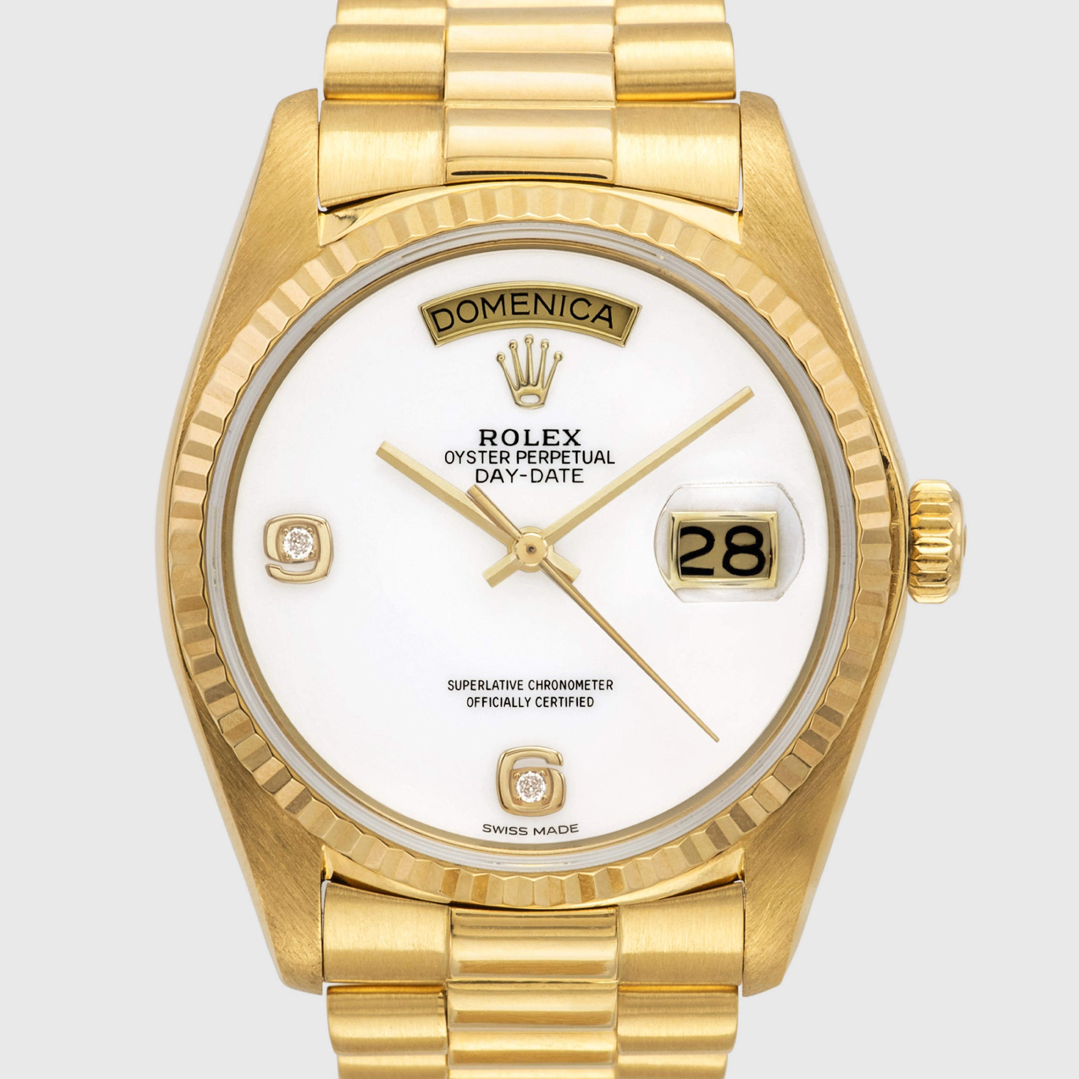 1979 Rolex Day Date Cacholong Dial Ref. 18038