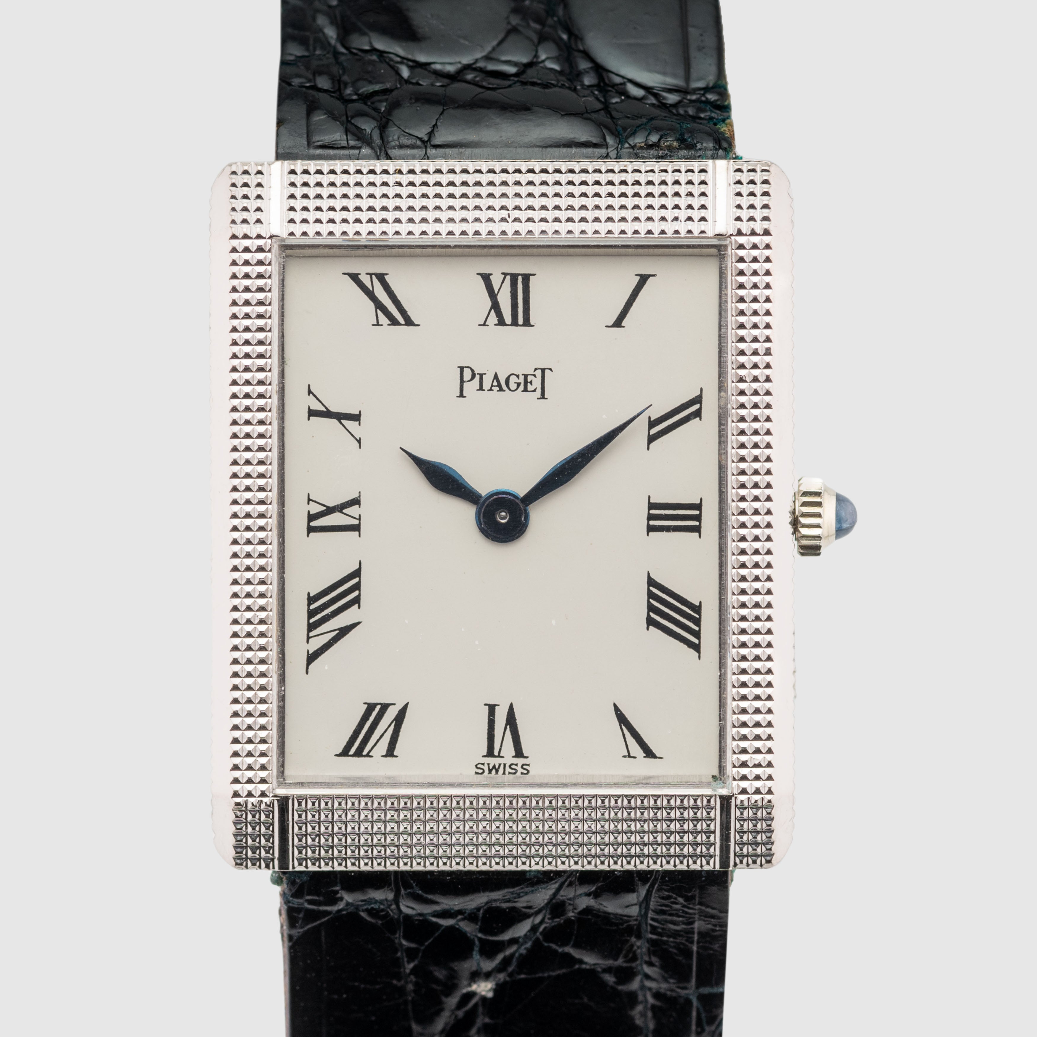 1970s Piaget Tank White Gold Ref.9151