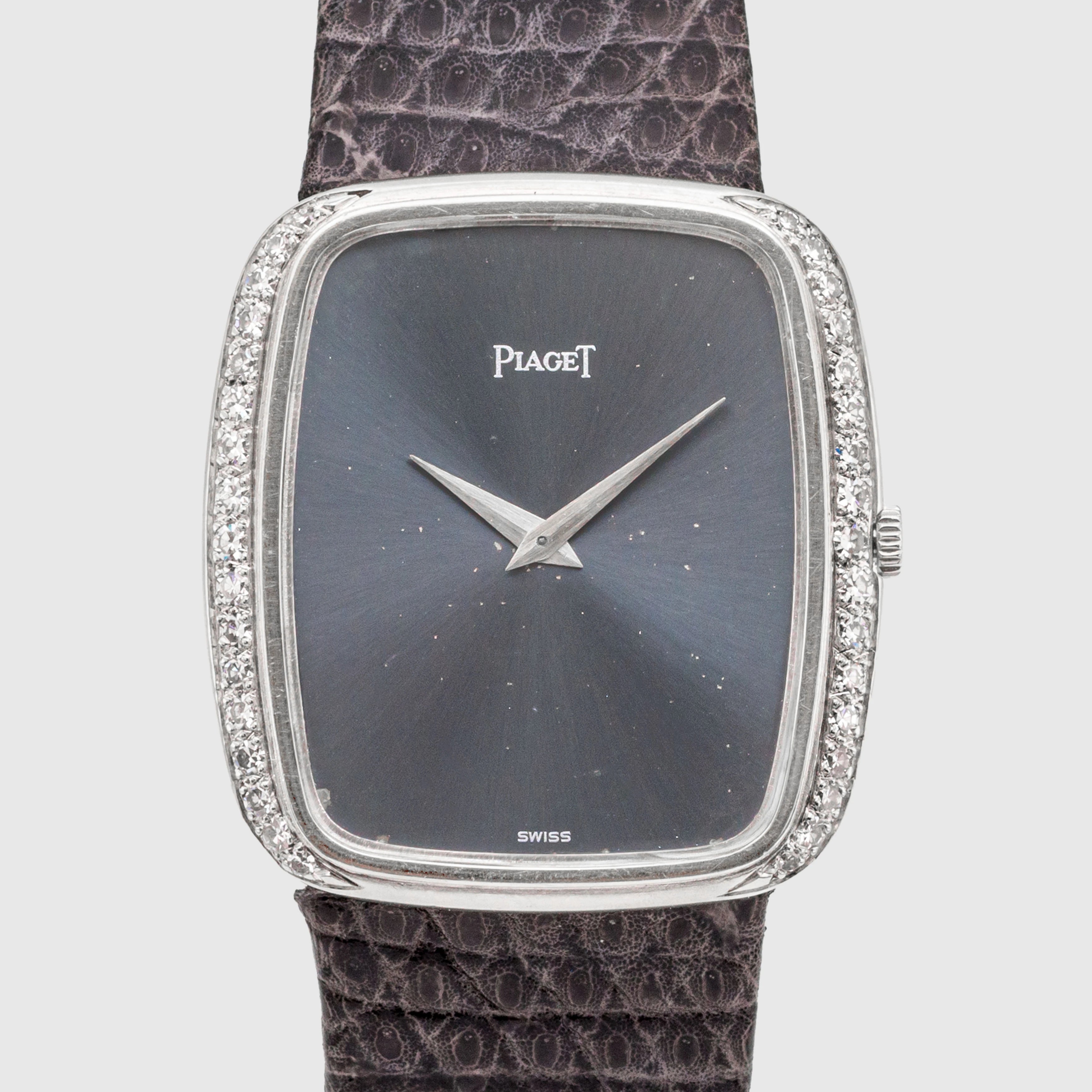 1970's Piaget White Gold Factory Diamonds Ref. 9765