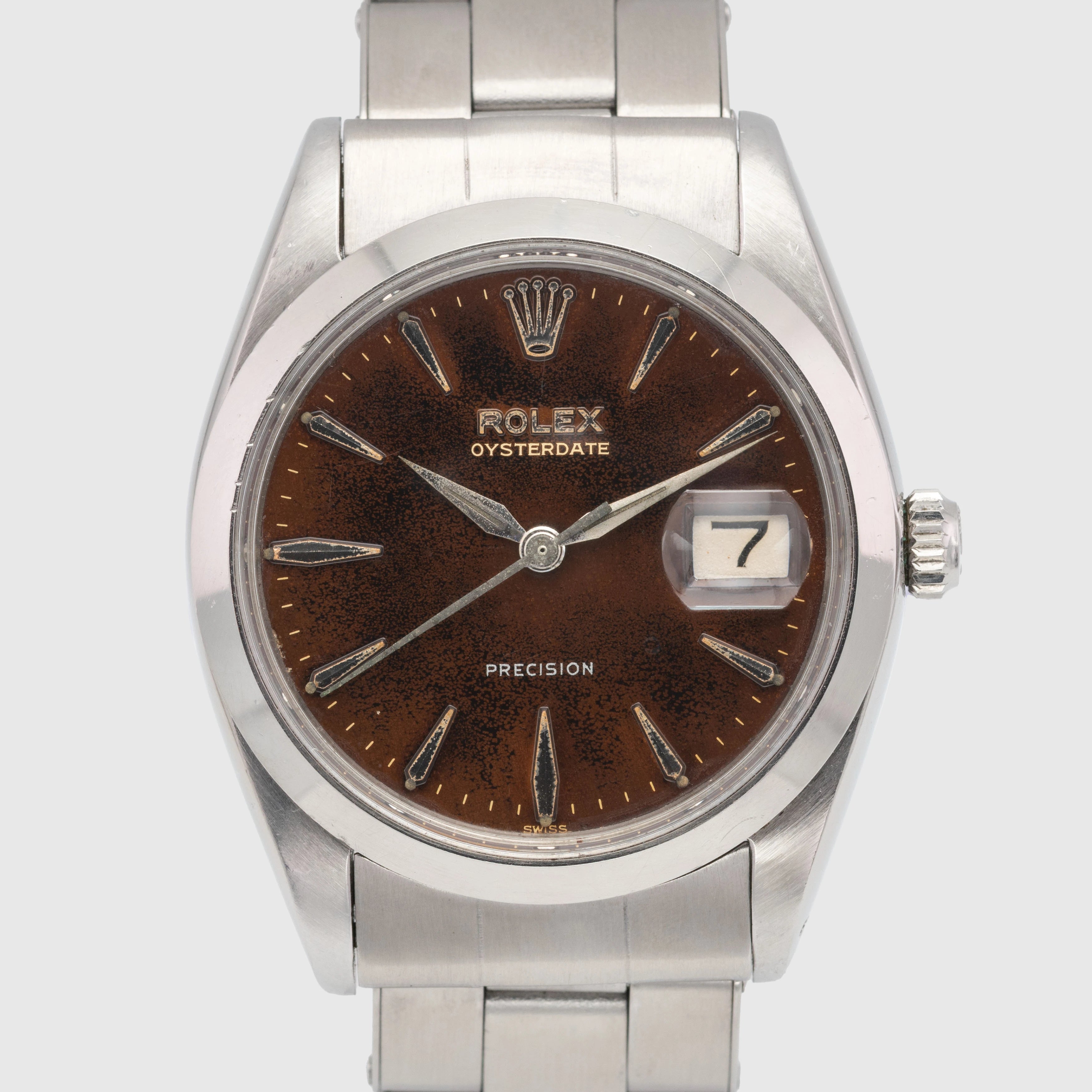 1963 Rolex Oyster Date Precision Tropical Dial Ref. 6694