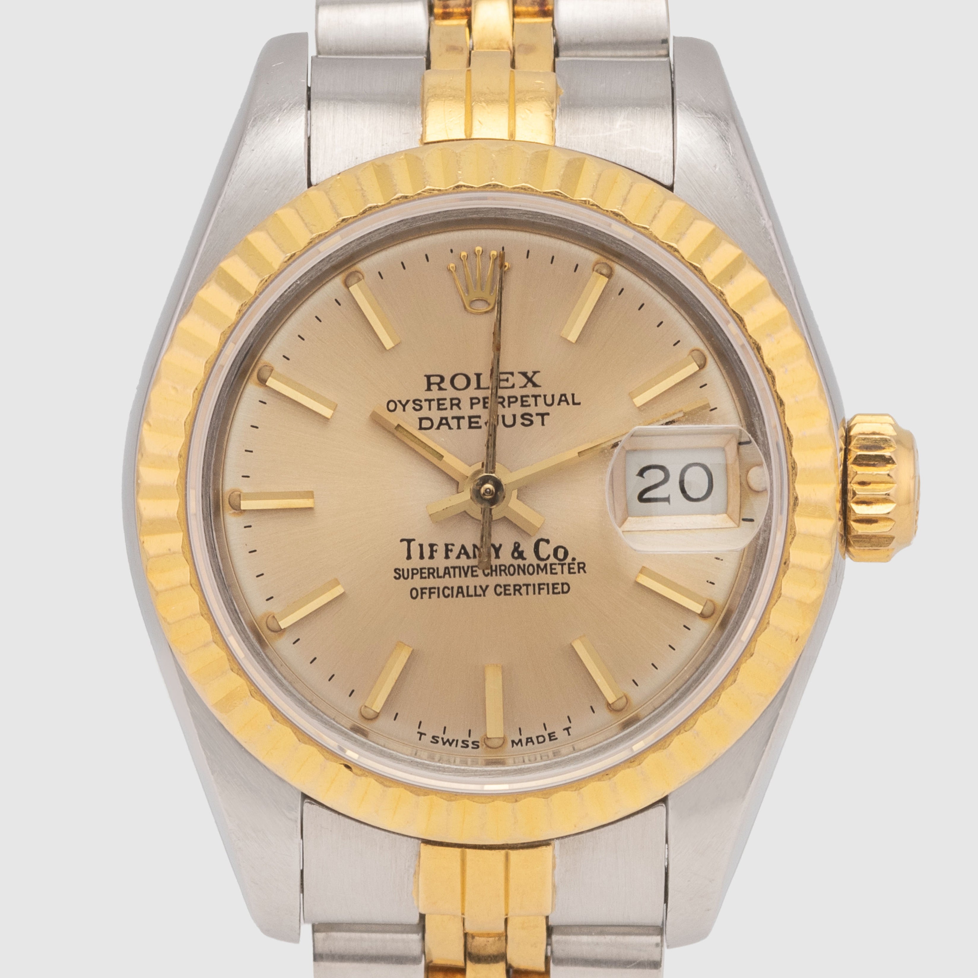 1987 Rolex Lady Datejust St/G 'Tiffany & Co.' Ref. 69173 (with Box)