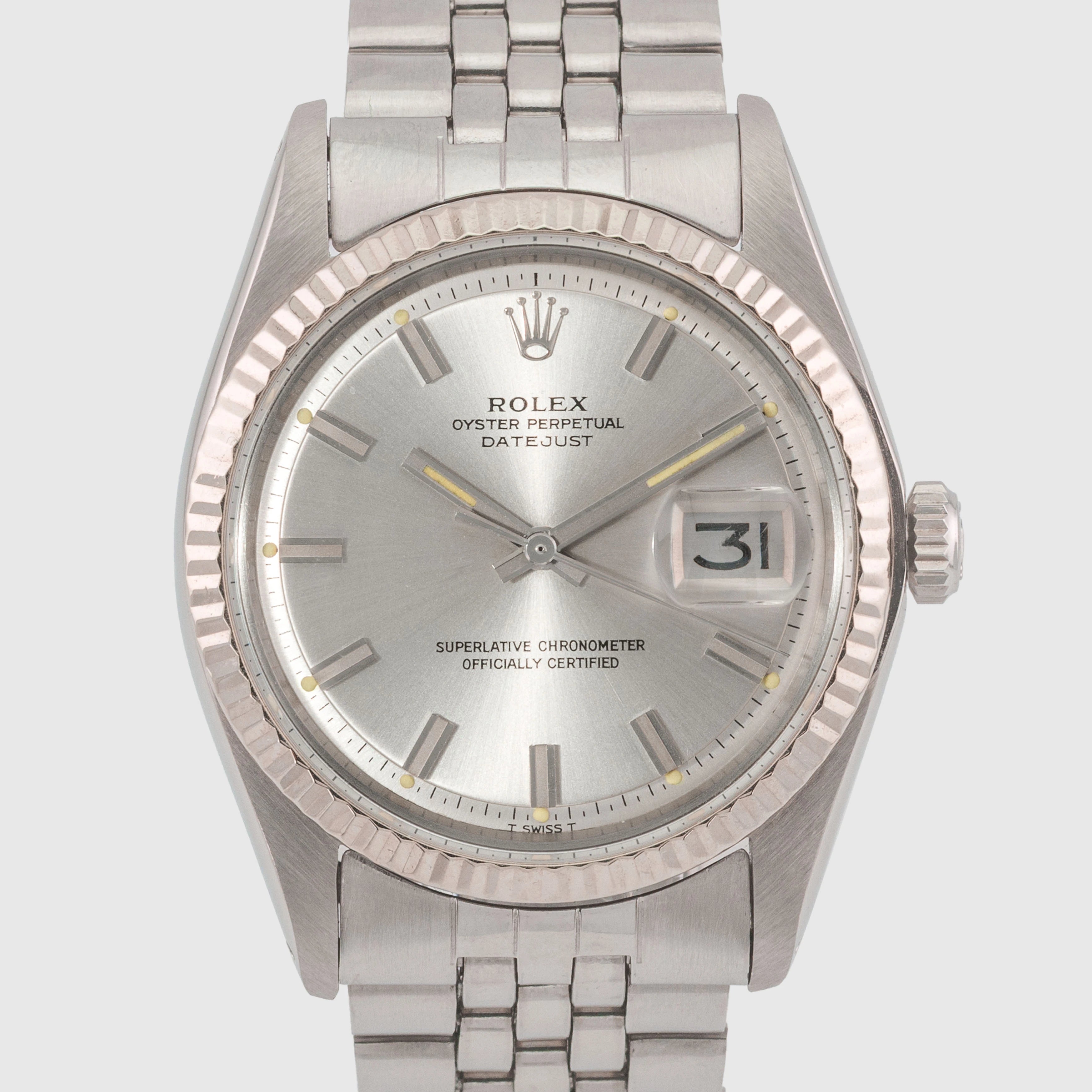 1975 Rolex Datejust Wide Boy Ref. 1601 (Box & Papers)