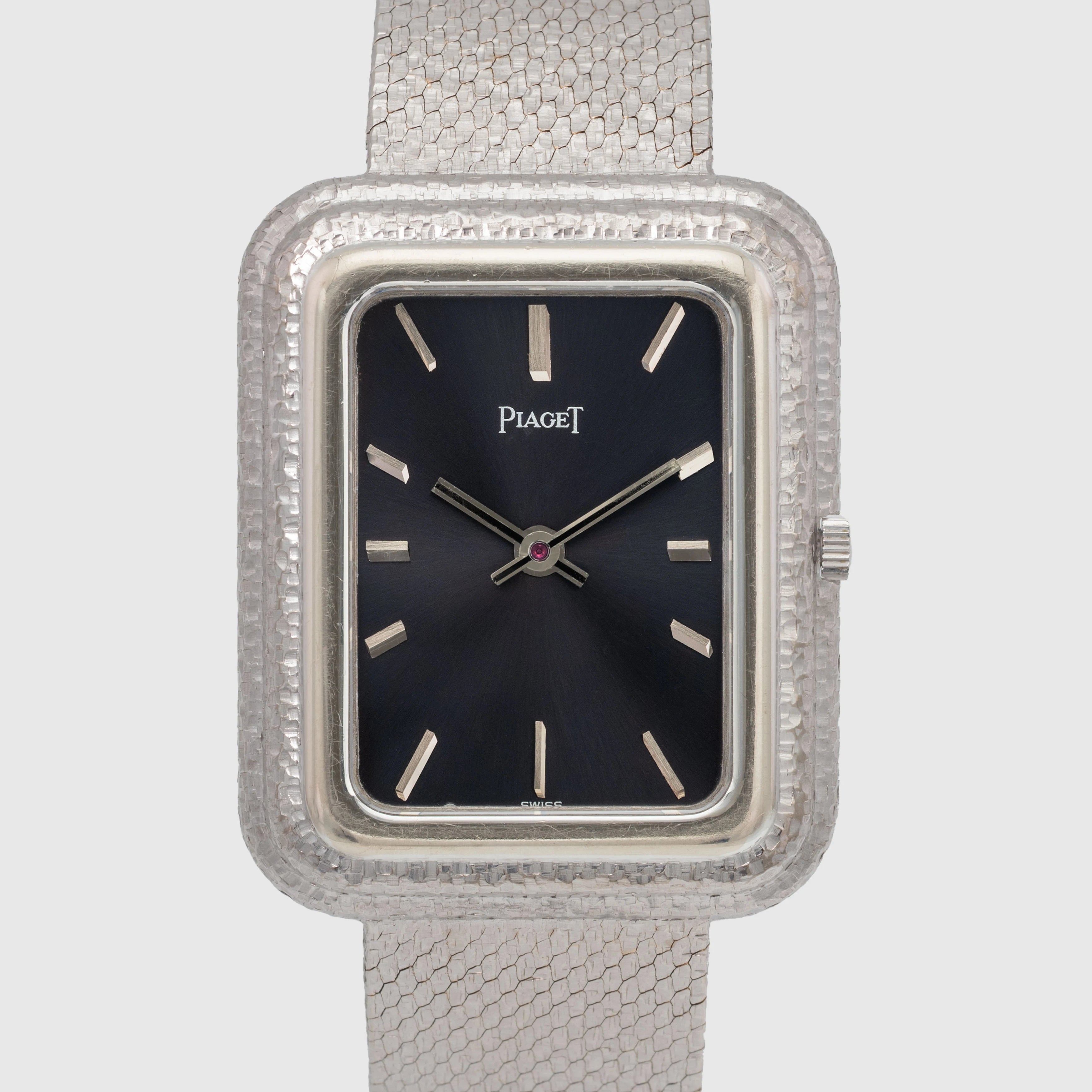 1970's Piaget Beta 21 Grey Dial 18K White Gold Ref. 14101 B561