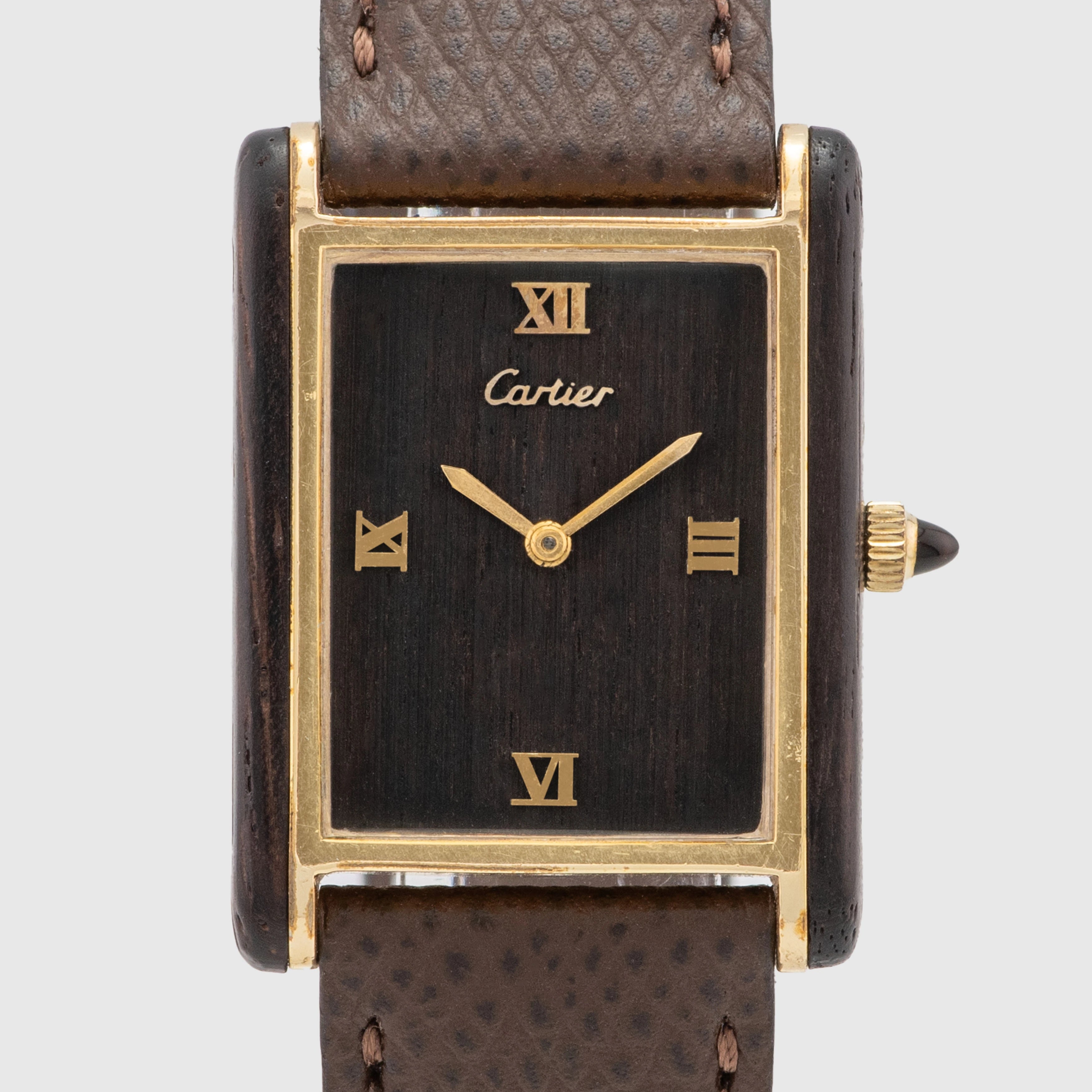 1975 Cartier Tank Organic Wood Ref. 21611