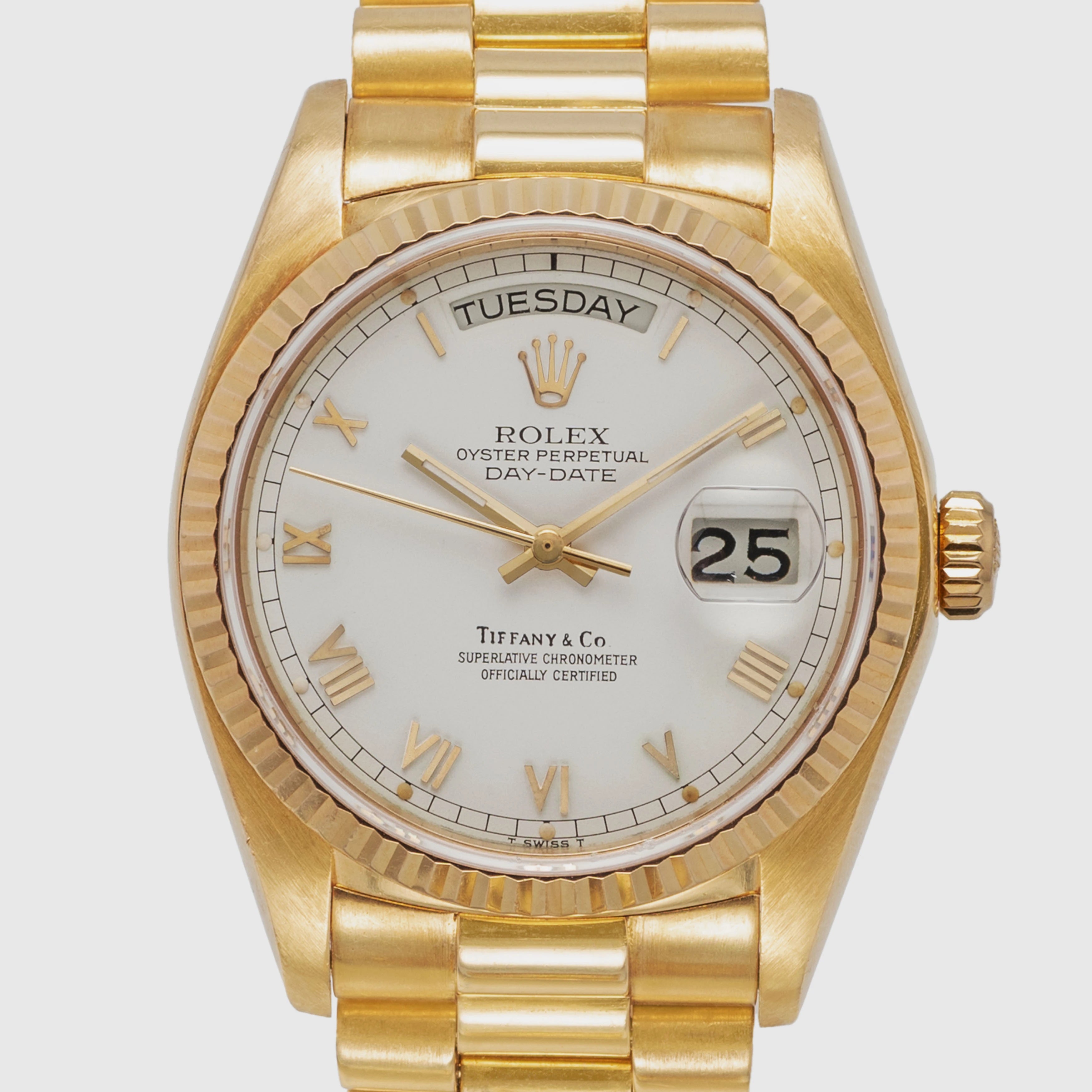 1979 Rolex Day Date Roman 'Tiffany & Co' Ref. 18038