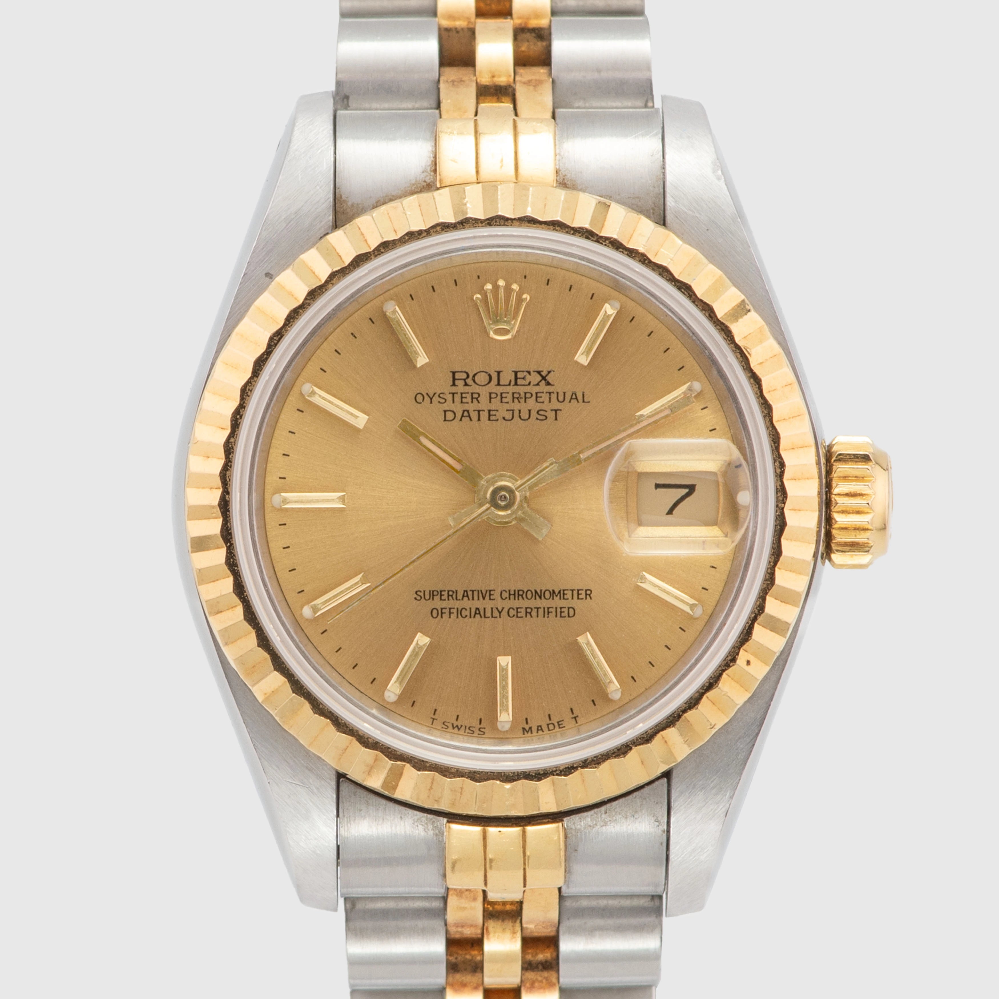 1988 Rolex Lady Datejust ST/G Champagne Dial Ref. 69173