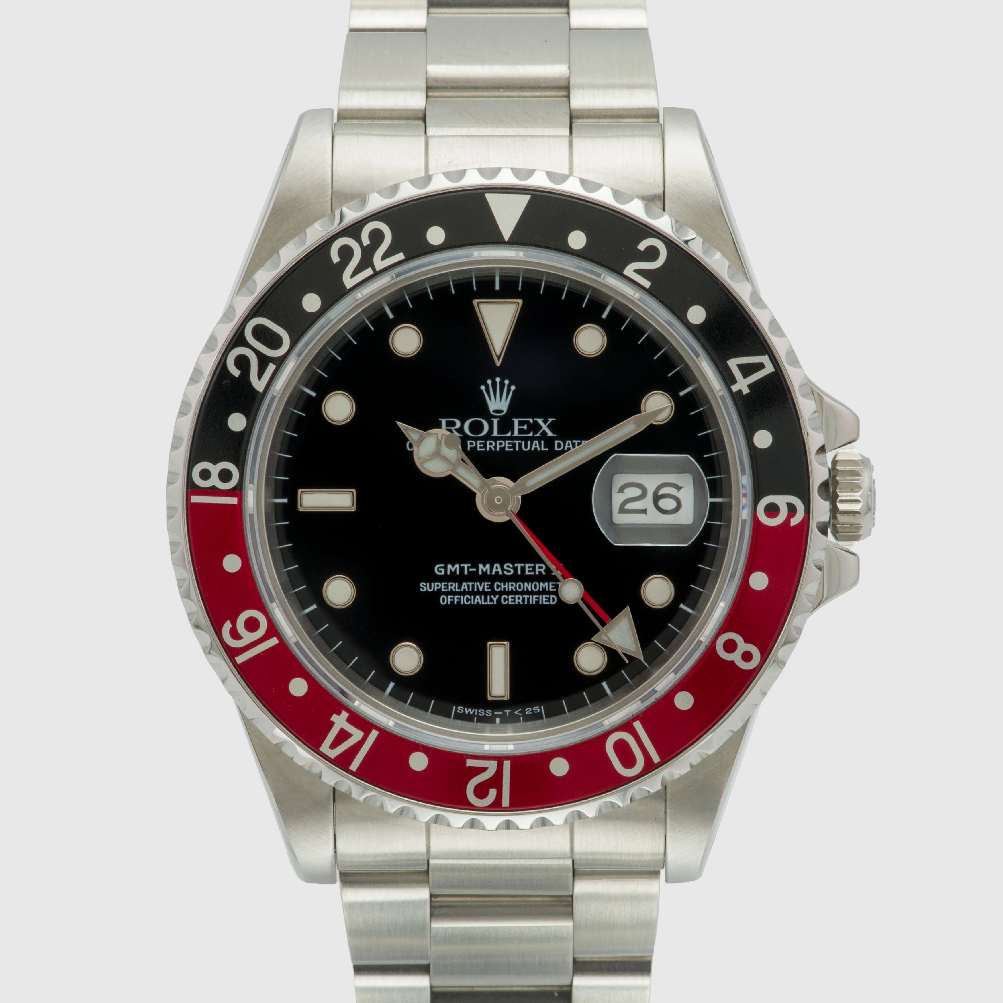 1989 Rolex GMT Master II 'Coke' Ref. 16710 (with Orig. Papers & CPO Warranty)