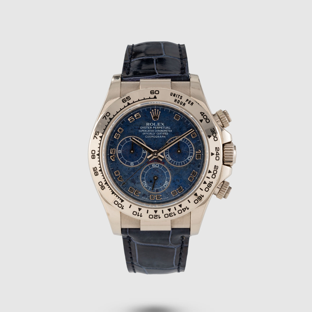 2012 Rolex Daytona Sodalite Dial Ref. 116519 (with Warranty Card)