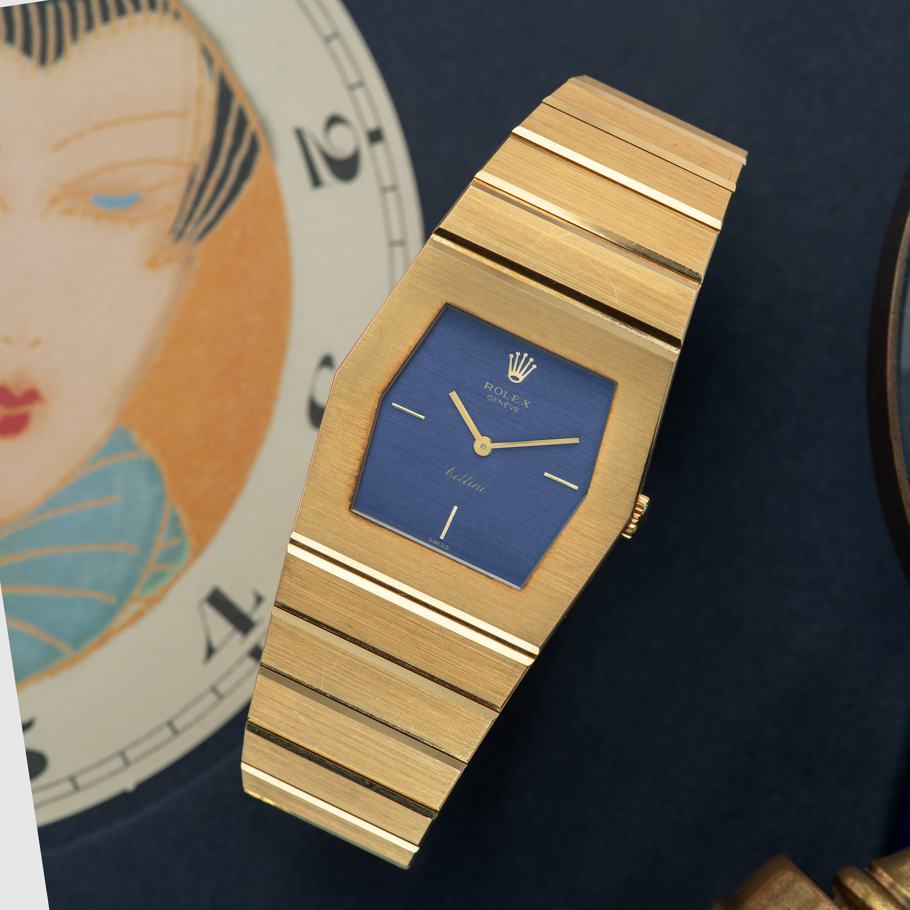 1976 Rolex King Midas Brushed Blue Dial 'NOS' Ref. 4342