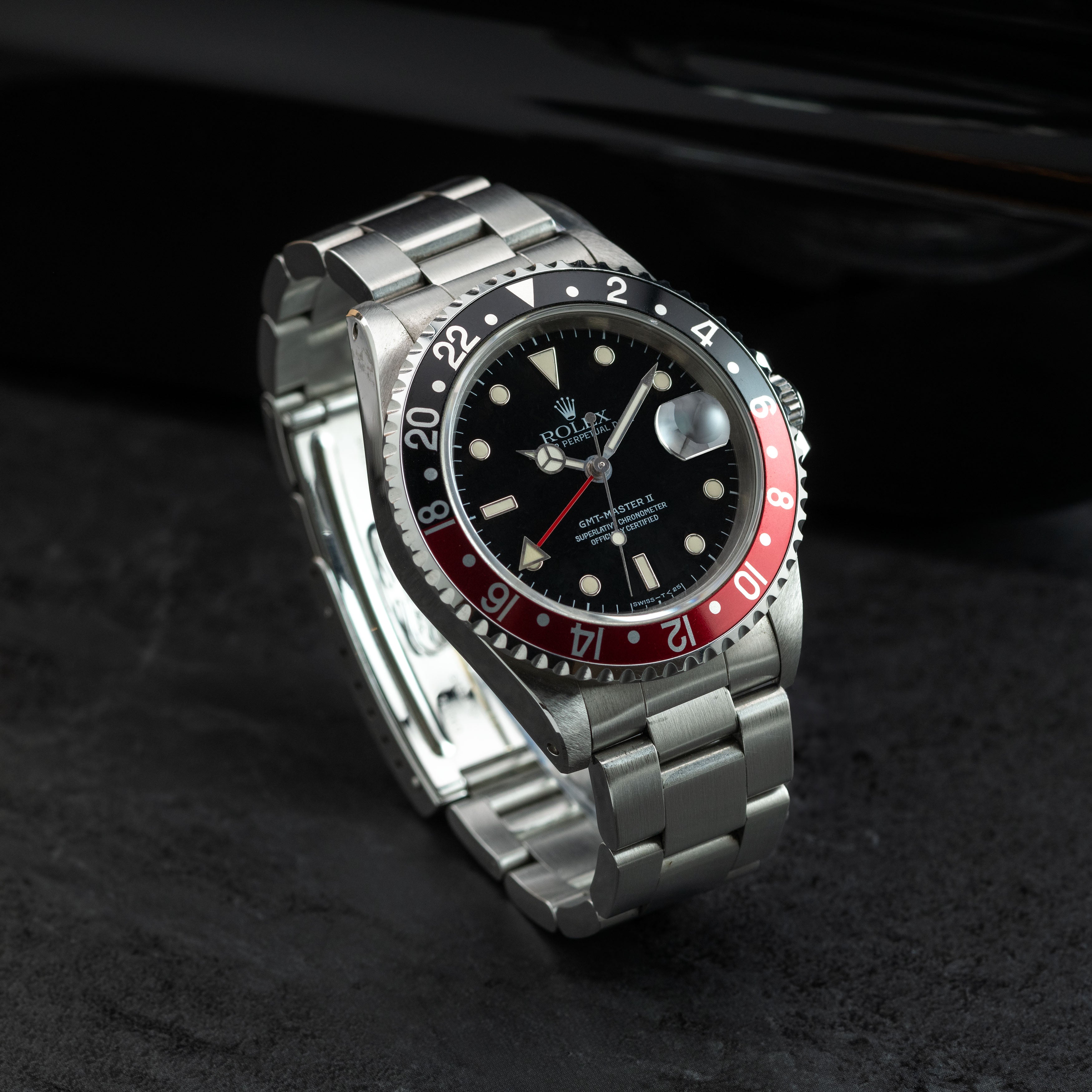 1995 Rolex GMT Master Coke Unpolished Ref. 16710 (with Box and Booklets)