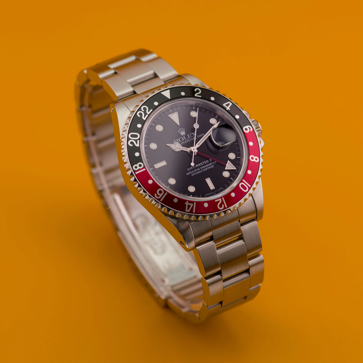 1989 Rolex GMT Master II 'Coke' Ref. 16710 (with Orig. Papers & CPO Warranty)