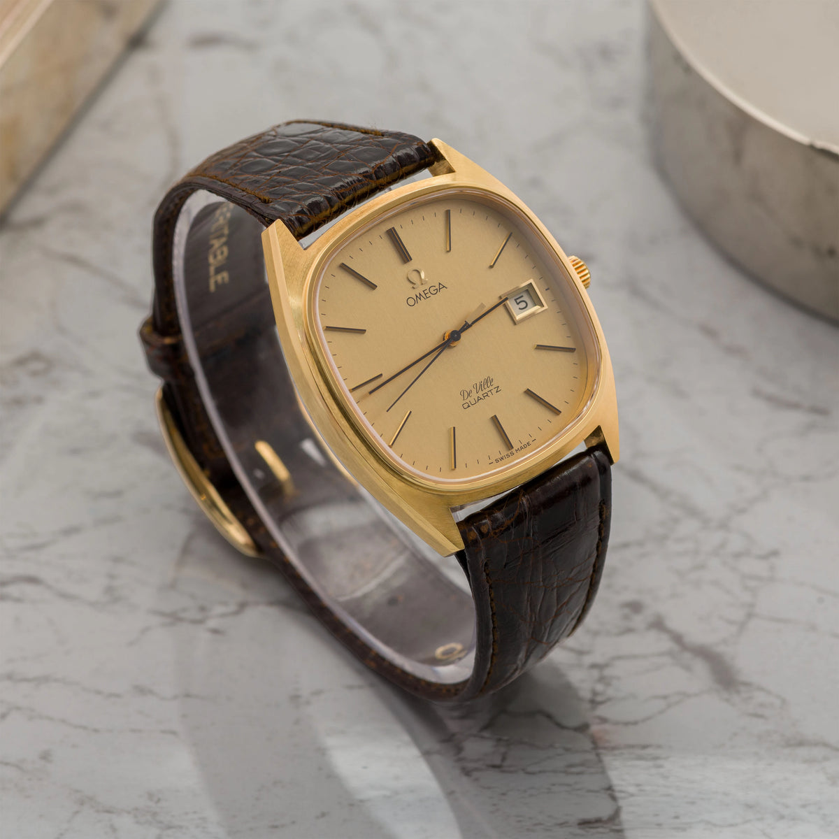 1970's Omega De Ville Champagne Dial Ref. 192.0034 (Box)