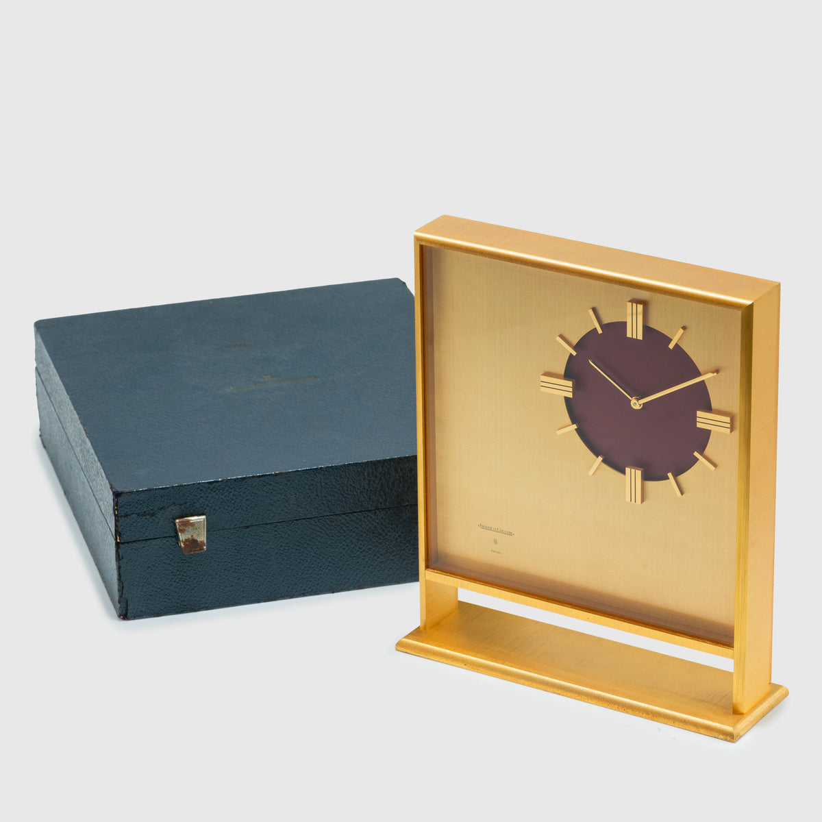 Jaeger Le Coultre Table Clock (with Box)