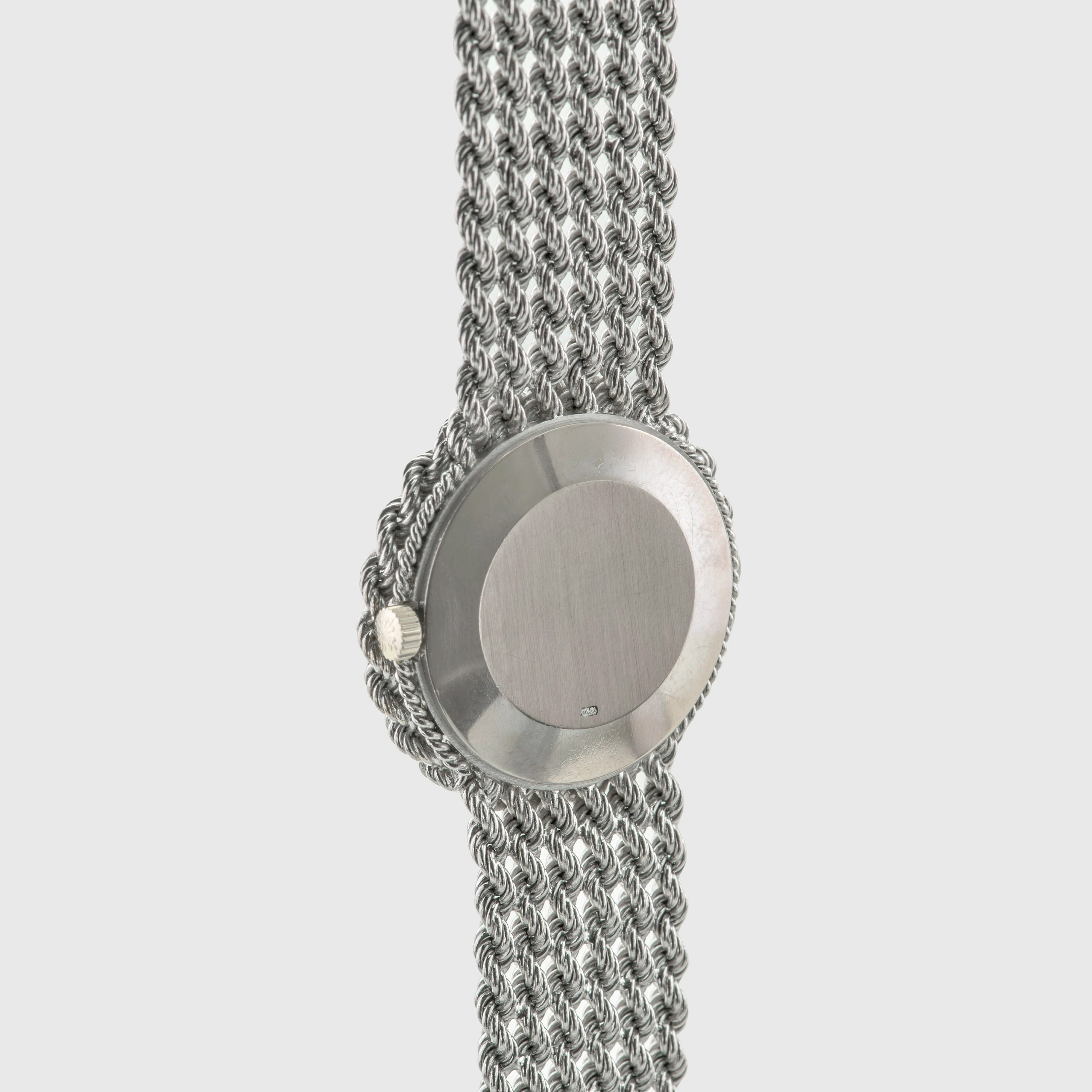 1977 Patek Philippe Lady Dress Watch White Gold Turquoise Stone Dial Ref. 4282