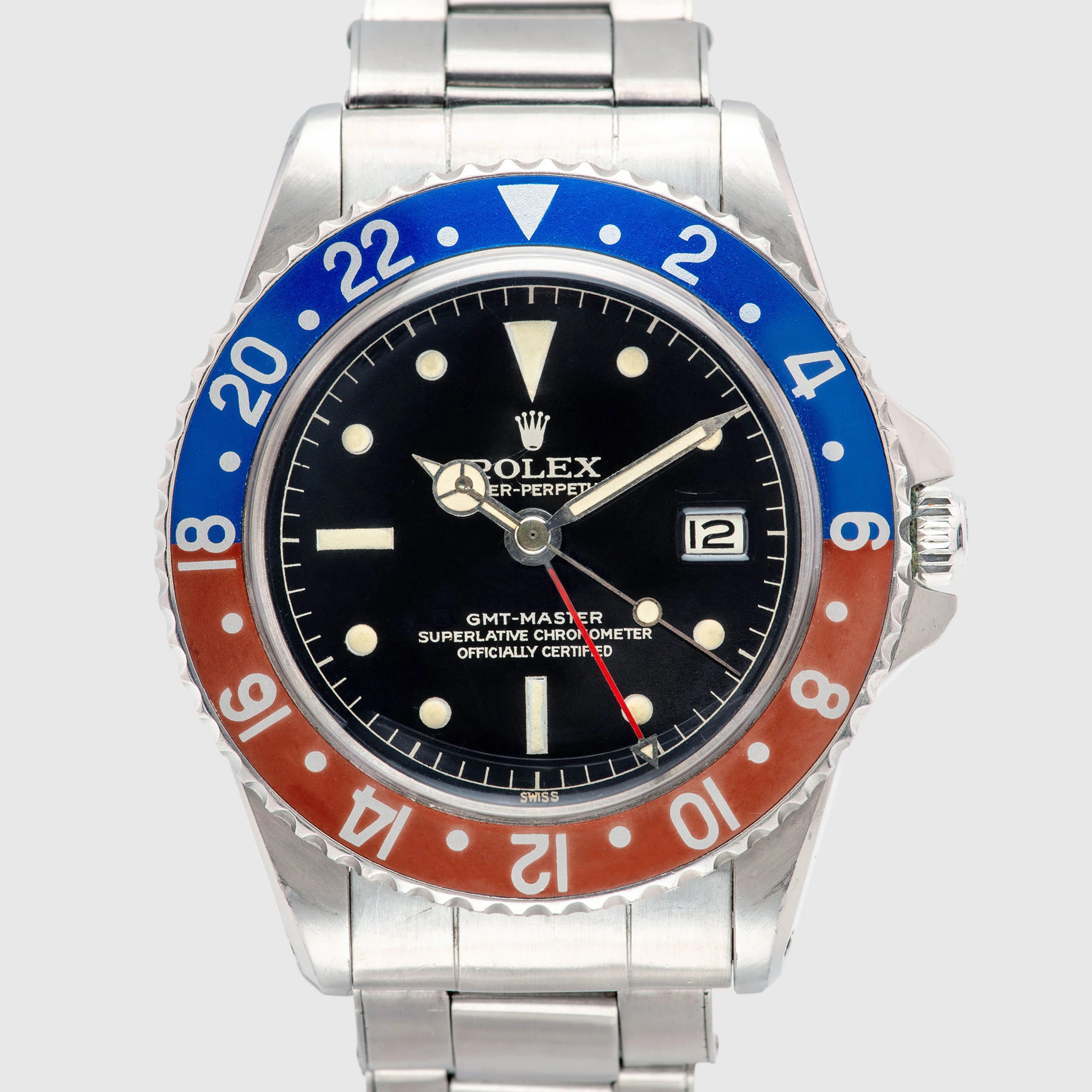 1960 Rolex GMT Master PCG Chapter Ring Gilt Dial Ref. 1675