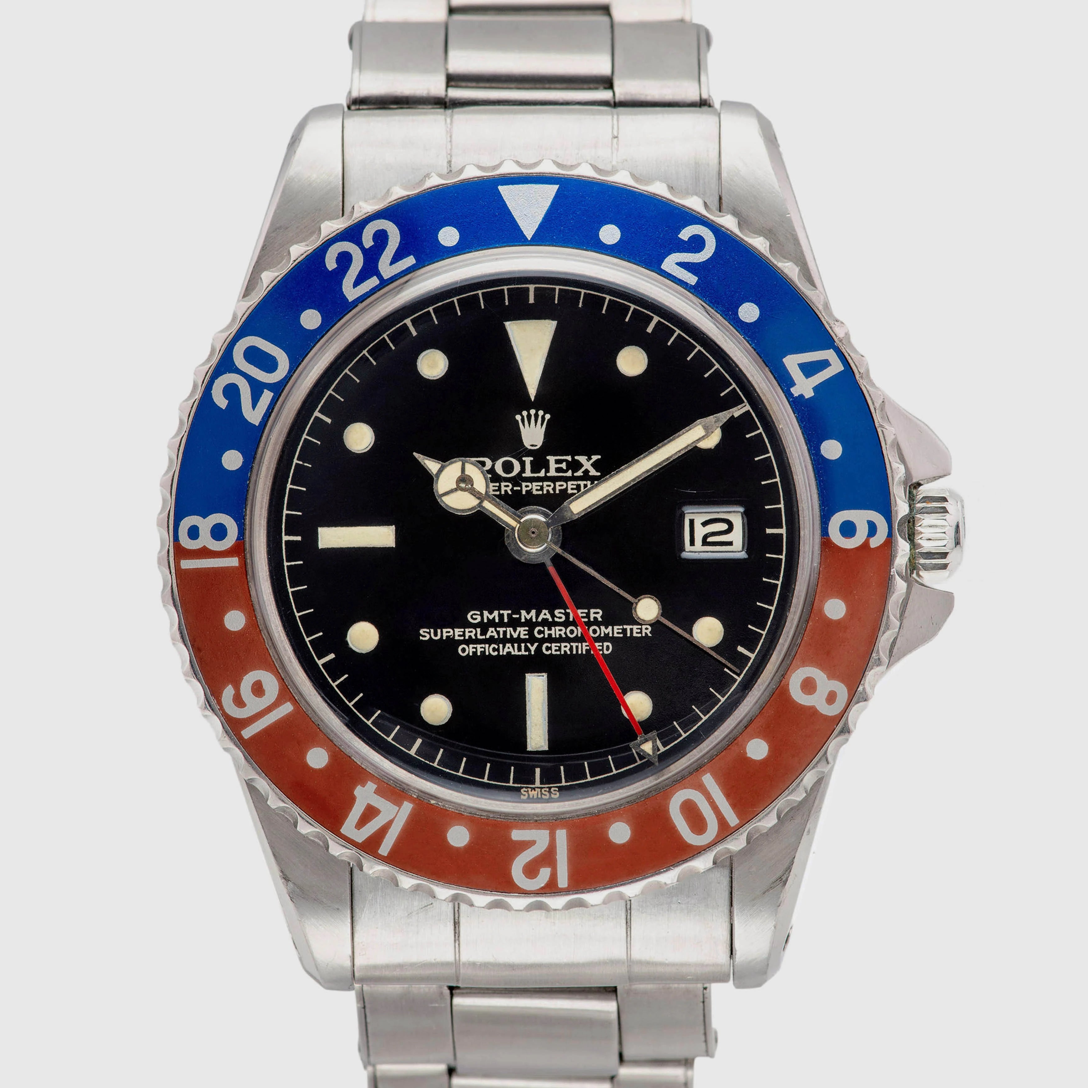 1960 Rolex GMT Master PCG Chapter Ring Gilt Dial Ref. 1675