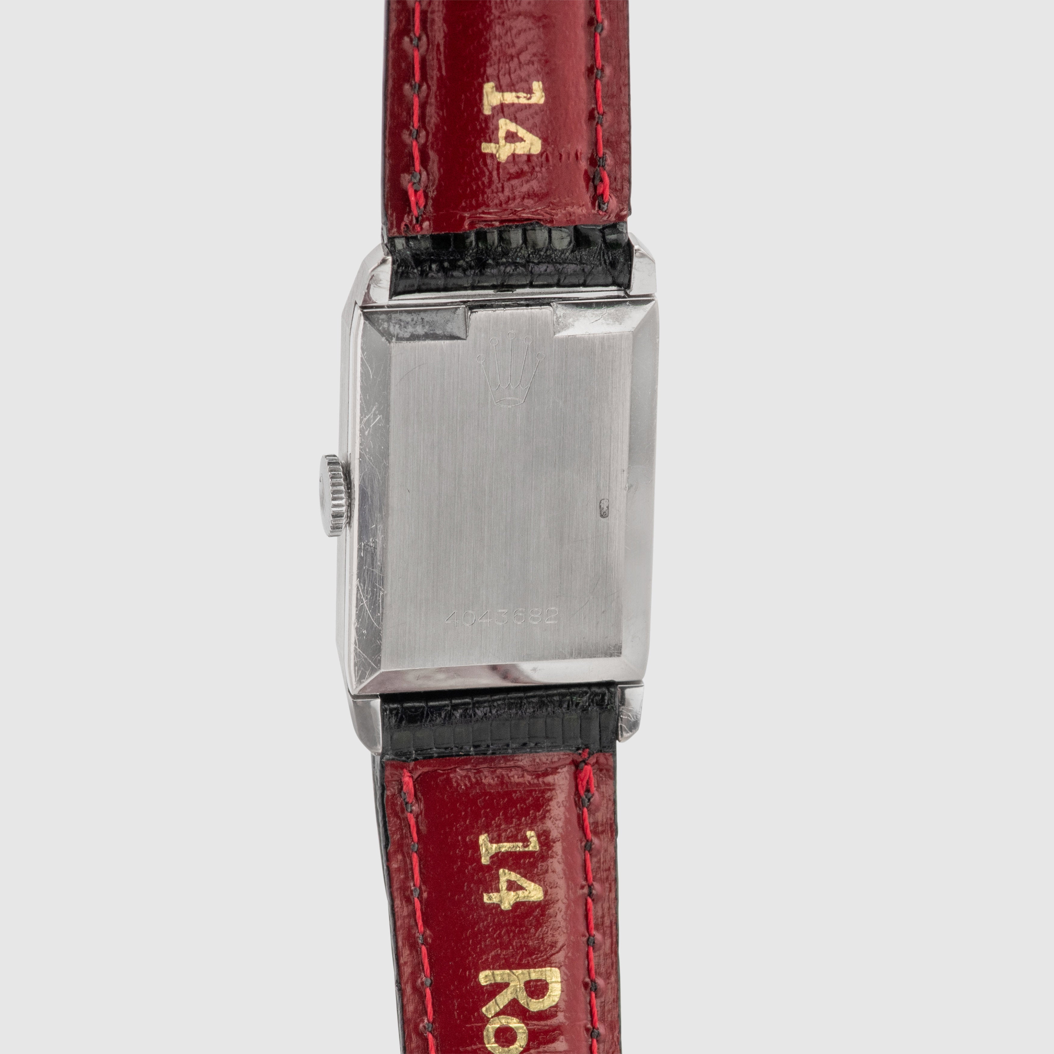 1975 Rolex Orchid 18K White Gold Grey Tapestry Dial Ref. 2677