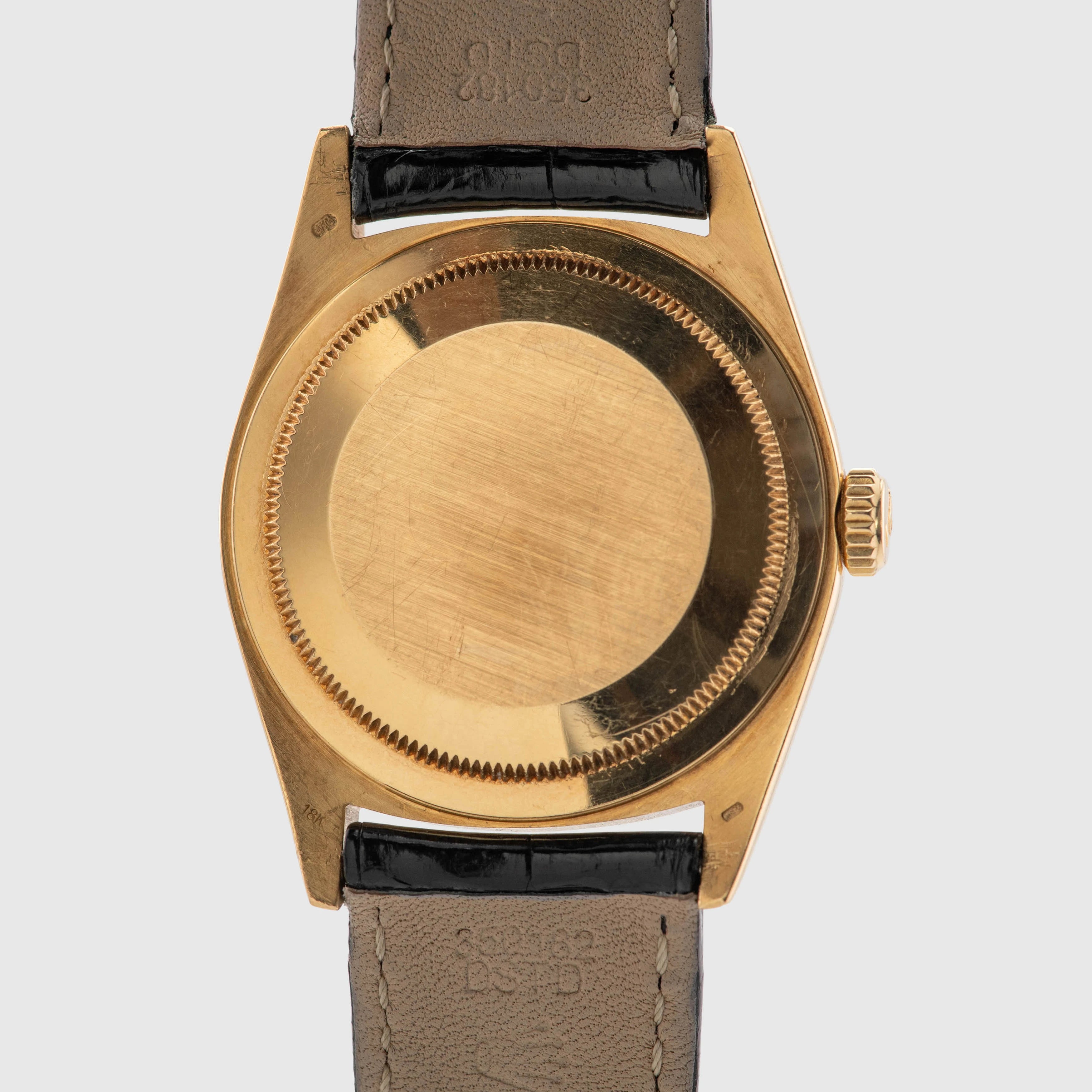 1990 Rolex Datejust 18k Yellow Gold Onyx with Diamonds Dial Ref. 16238