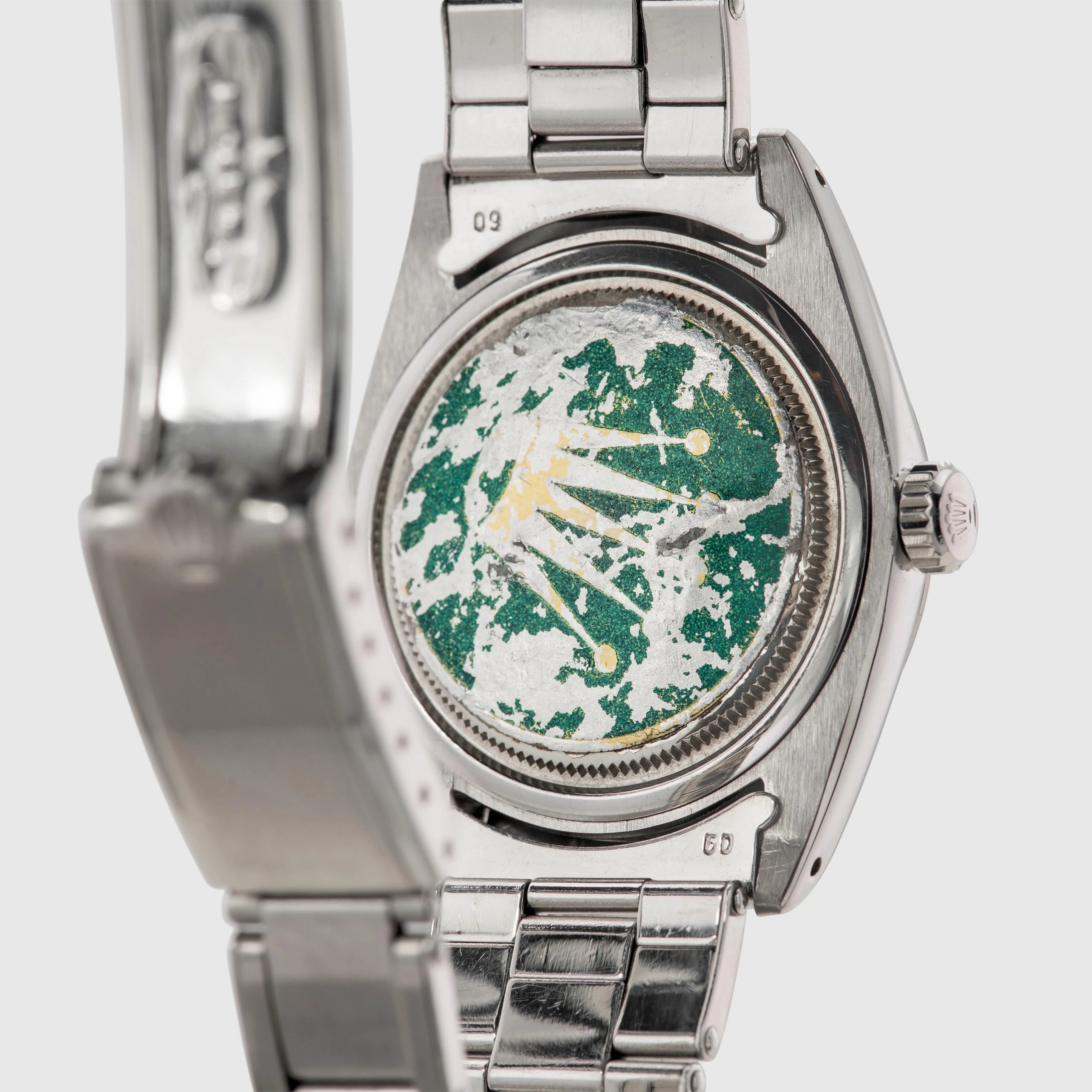 1964 Rolex Oyster Date Precision Black Gilt Dial NOS Ref. 6694