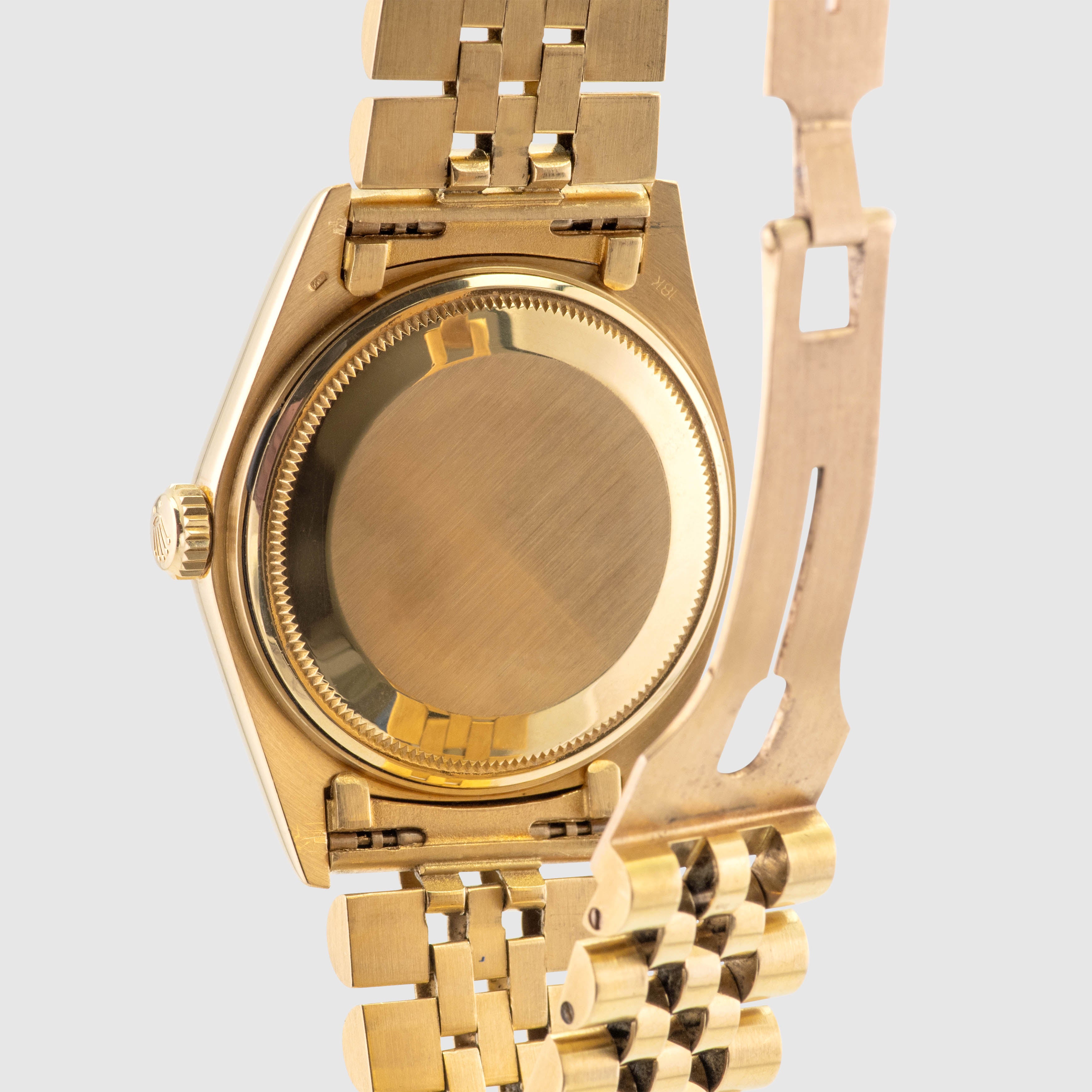 1979 Rolex Datejust 18K Yellow Gold Lapis Dial Ref. 16018 (with RSC Card & Pouch)